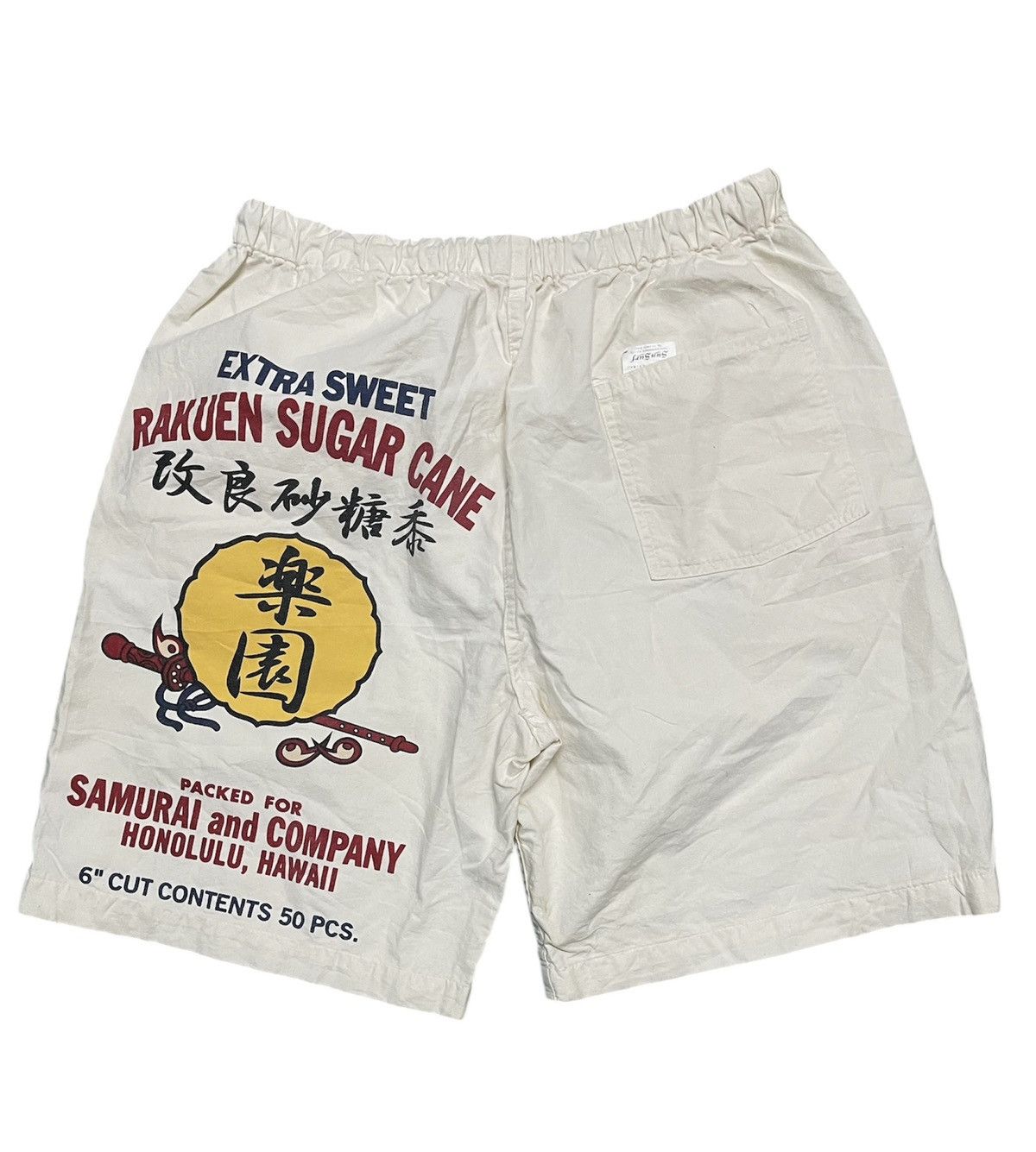 Japanese Brand Sun Surf Rakuen Sugar Cane Samurai & Co Hawaii Japan Short Size US 36 / EU 52 - 1 Thumbnail