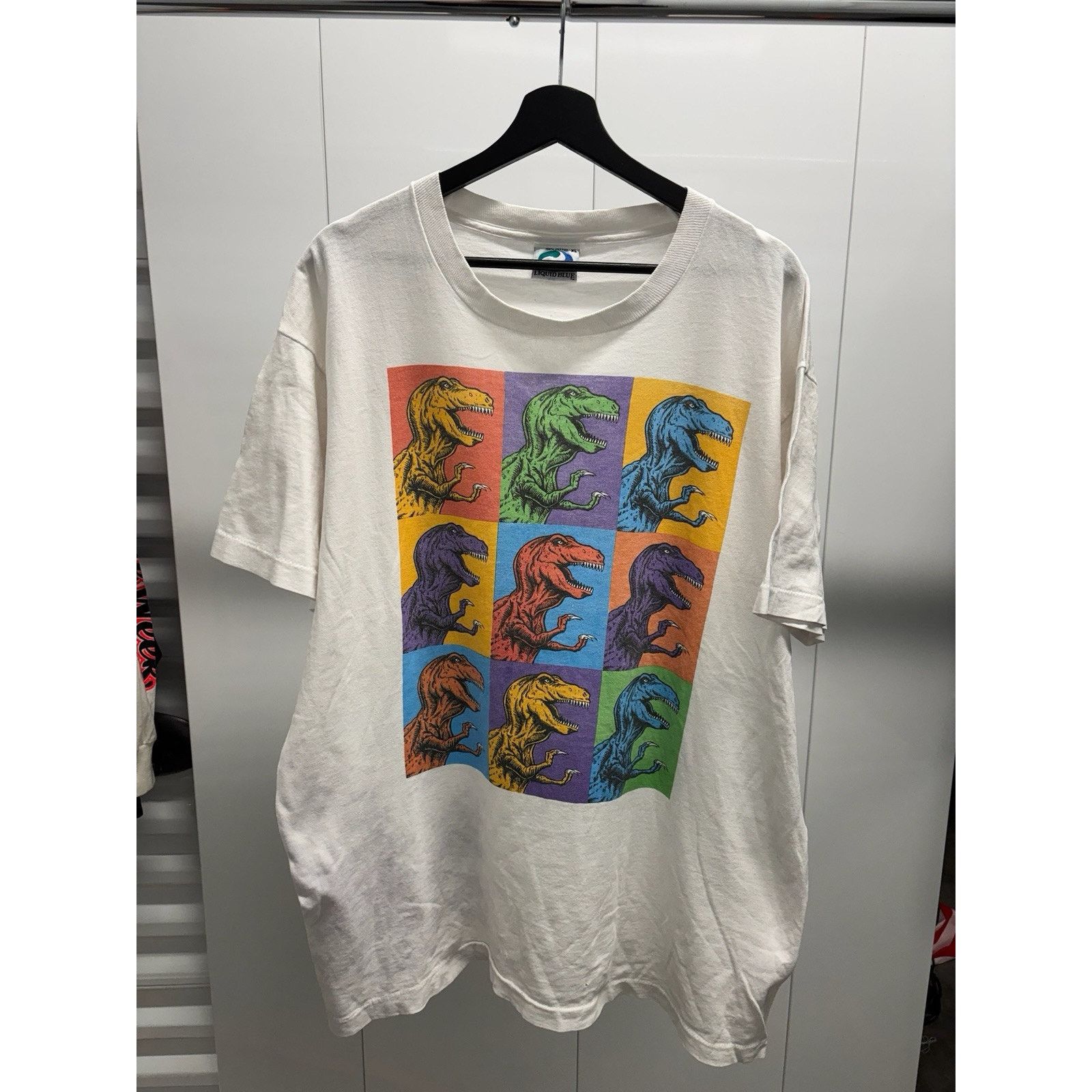 Andy Warhol × Liquid Blue Vintage Liquid Blue Dinosaur Shirt Mens XL Andy Warhol Size US XL / EU 56 / 4 - 1 Thumbnail