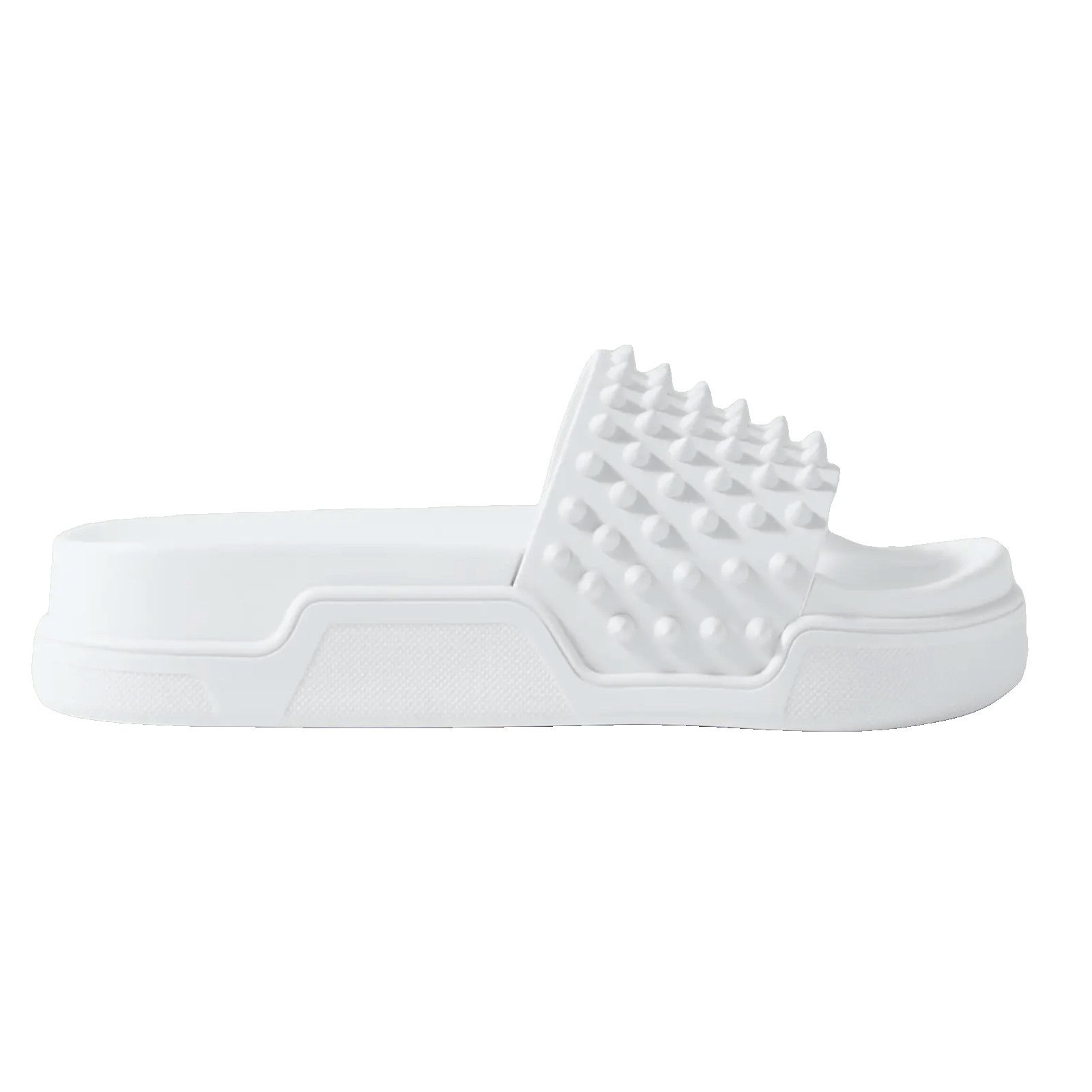 Christian Louboutin Christian Louboutin Fun Flat Bianco Platform Sandal 43 10 Size US 10 / EU 43 - 1 Thumbnail
