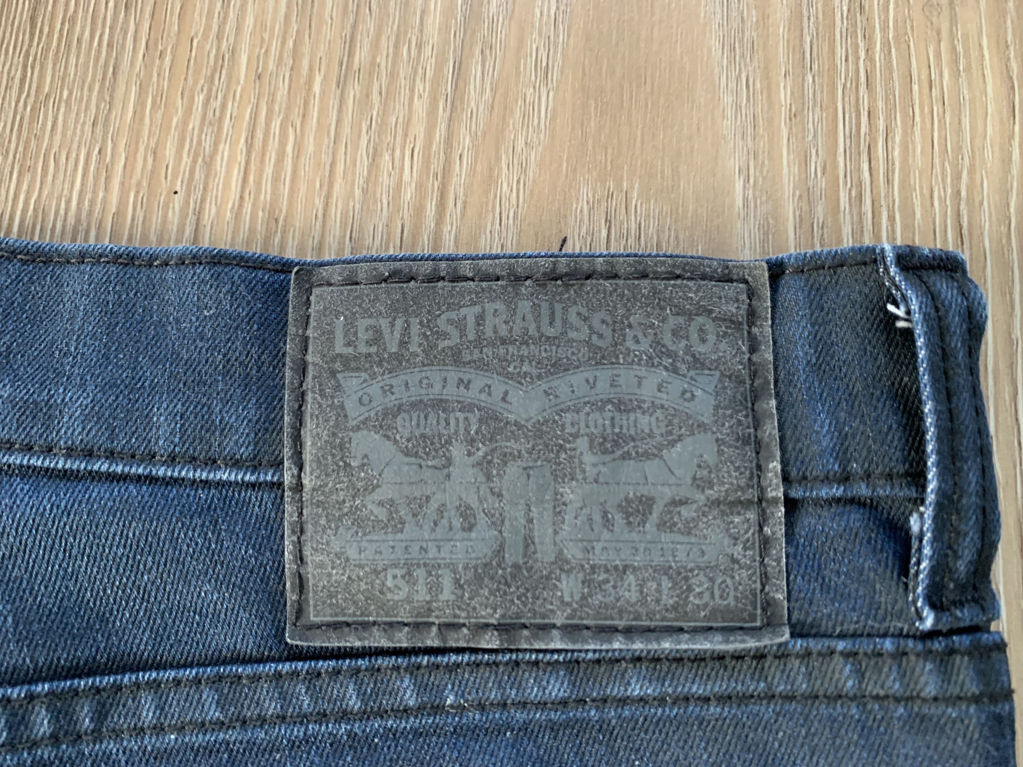 Levi's Levis 511 Waх Blue Jeans Size US 34 / EU 50 - 7 Thumbnail