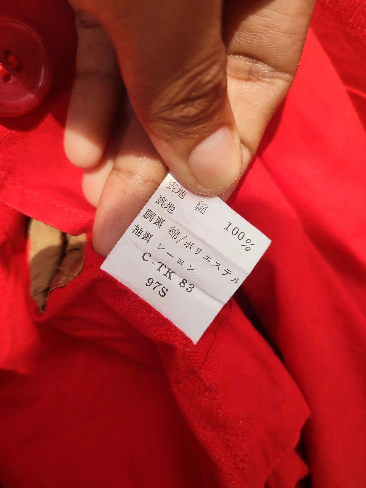 Burberry × Vintage Vintage Burberrys Red Swing Coat – Made in England Size L / US 10 / IT 46 - 14 Thumbnail