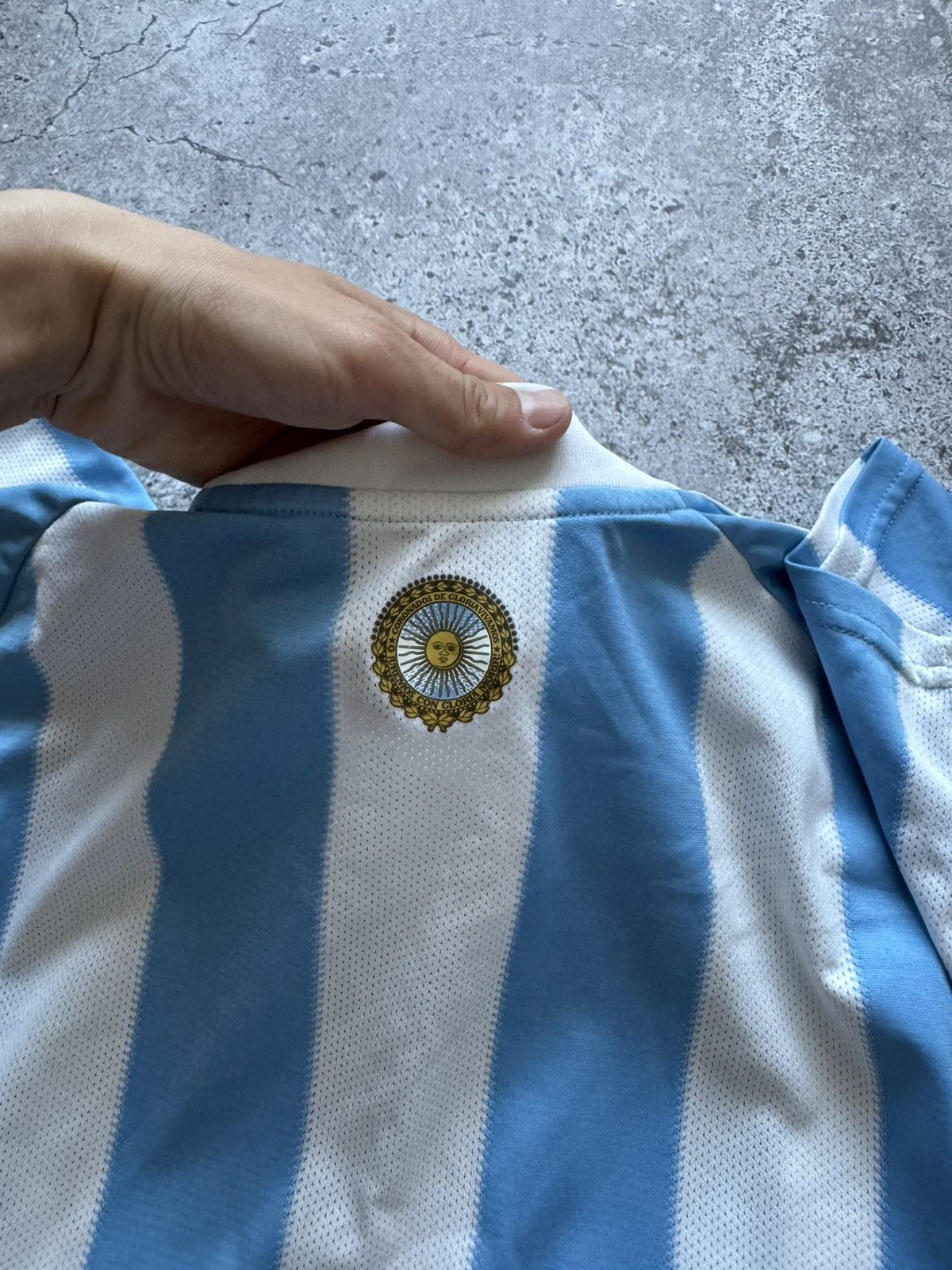 Adidas 🔥ADIDAS ARGENTINA 2010 2011 HOME FOOTBALL SOCCER JERSEY TEE Size US S / EU 44-46 / 1 - 10 Thumbnail