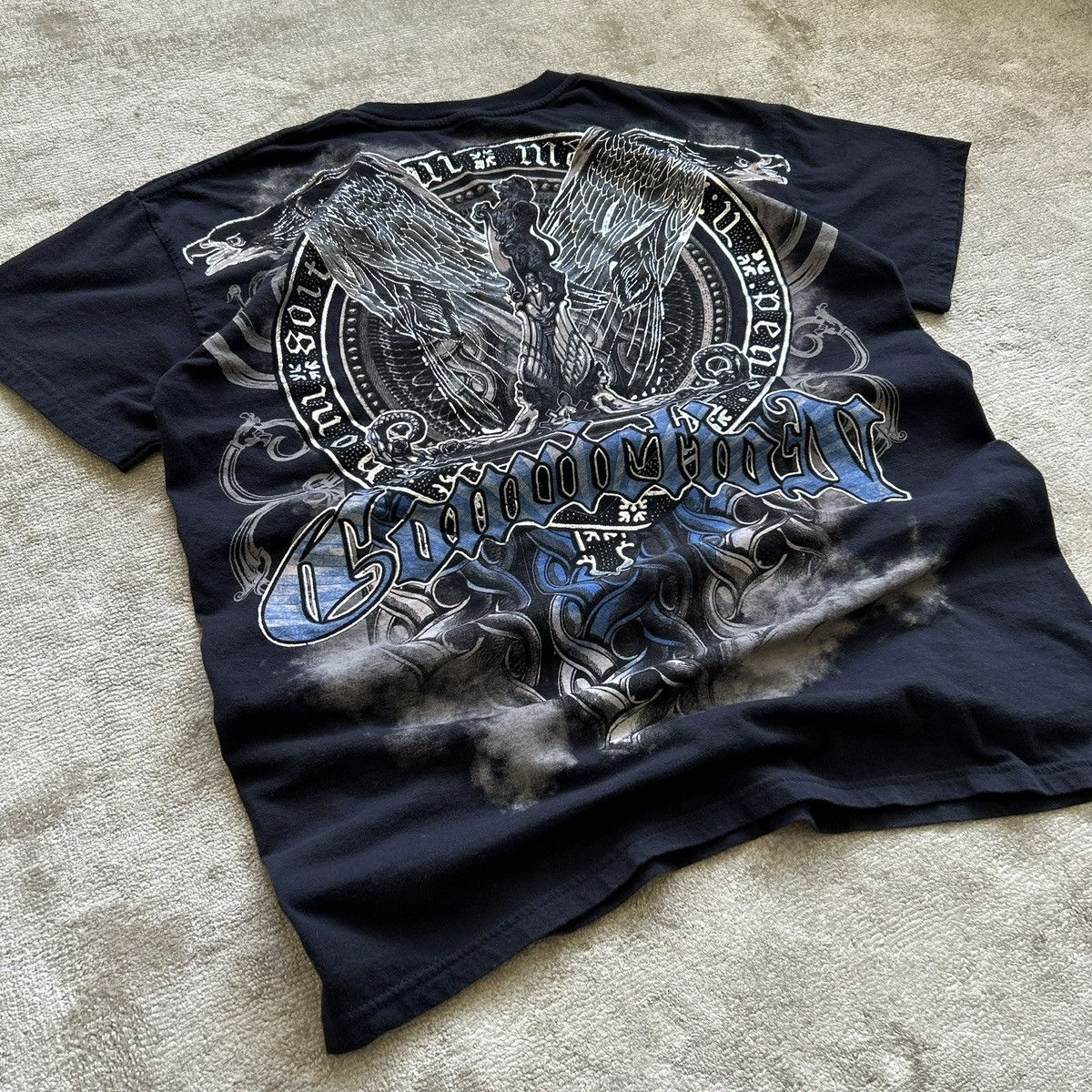 Affliction Vintage Affliction Style Eagle Grunge Tee Shirt Size US M / EU 48-50 / 2 - 2 Thumbnail