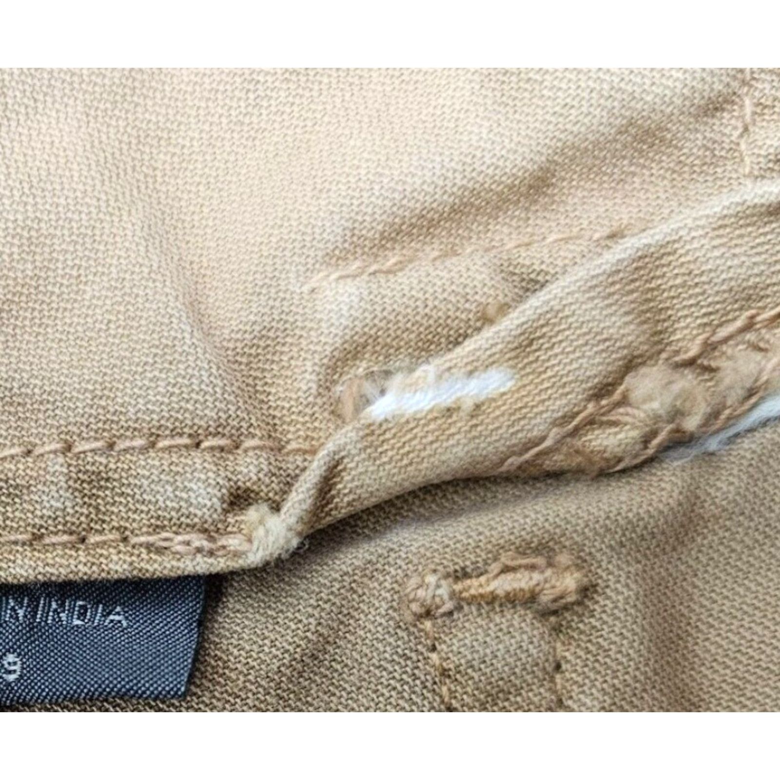 Armani Exchange VINTAGE Armani Exchange Shorts Mens 29 Brown Cargo Canvas Field Military Baggy Size US 29 - 6 Thumbnail