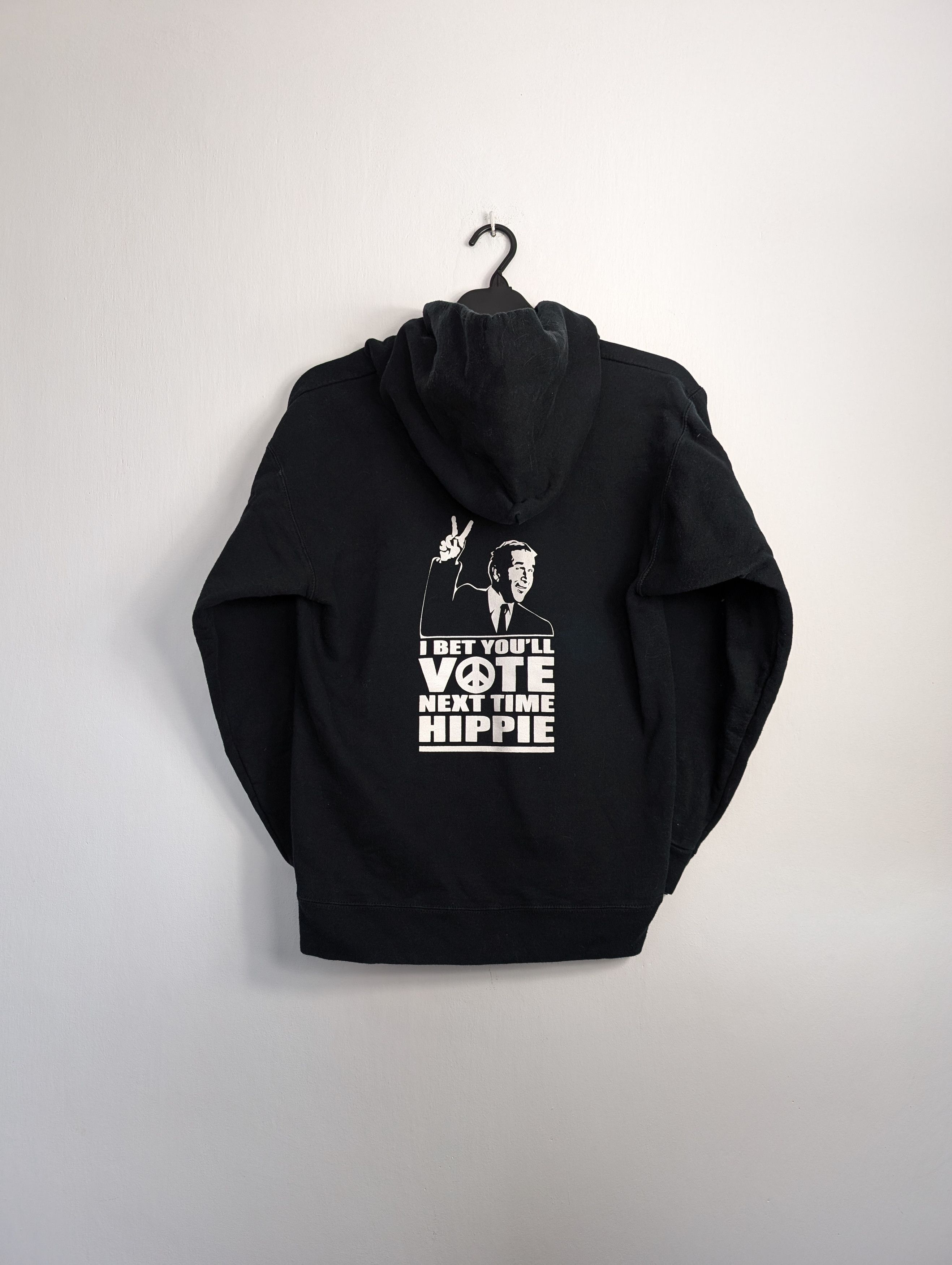 Vintage Y2K George W. Bush Hoodie Vintage Hanes Political Size US S / EU 44-46 / 1 - 1 Thumbnail