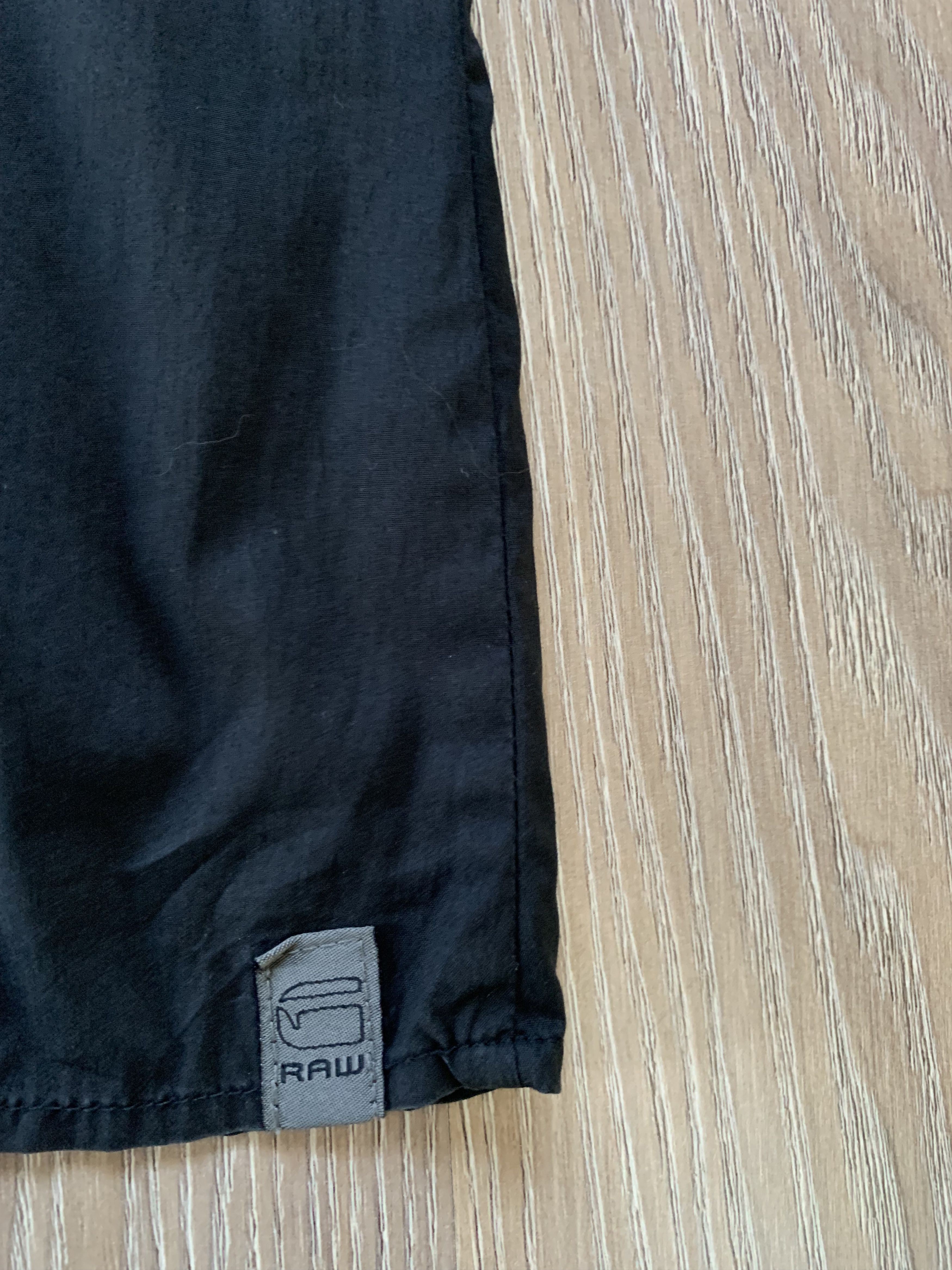 G-Star Vintage G-Star Raw Short Sleeve Basic Black Shirt Size US L / EU 52-54 / 3 - 7 Thumbnail
