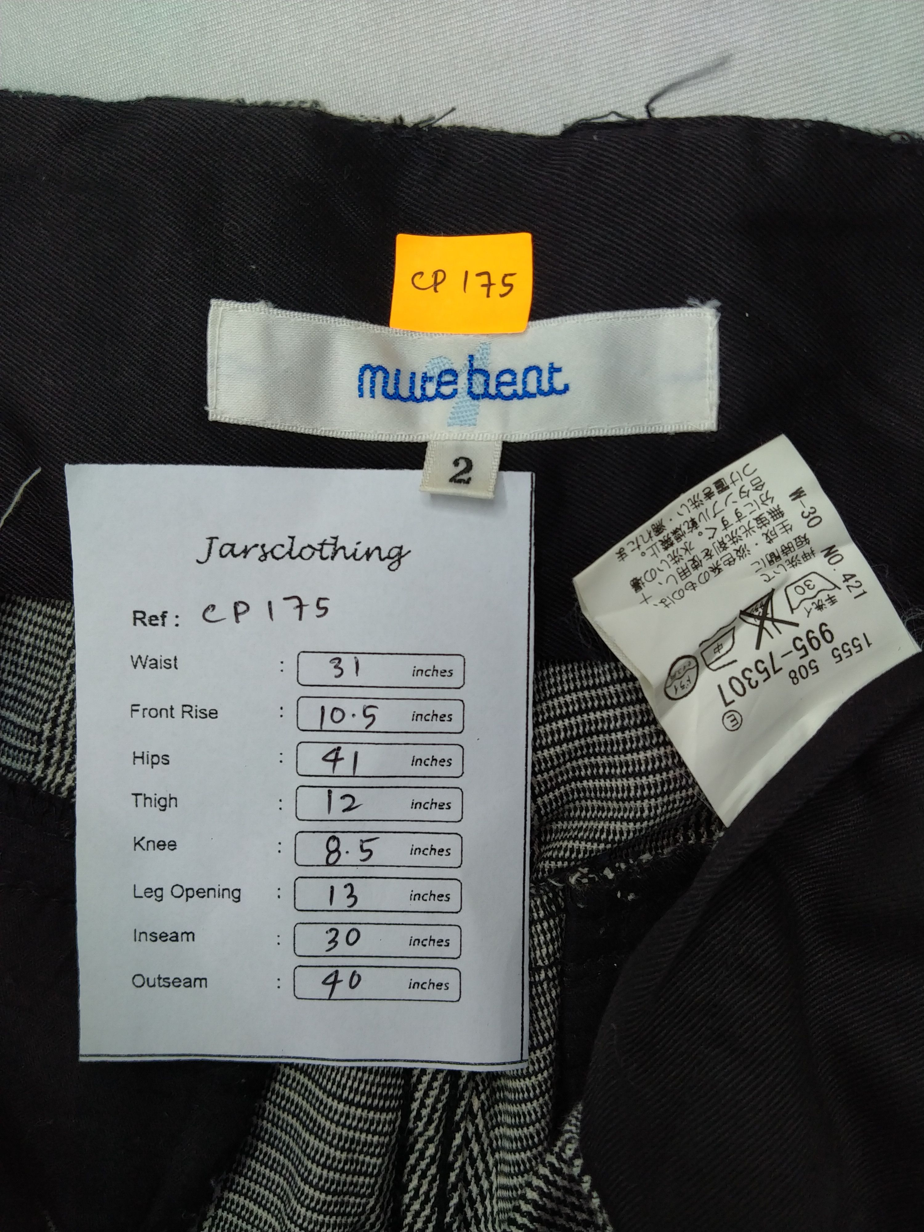 Japanese Brand Mute Beat Japanese Brand Cargo Multi Pocket Pants CP175 Size US 31 - 8 Thumbnail