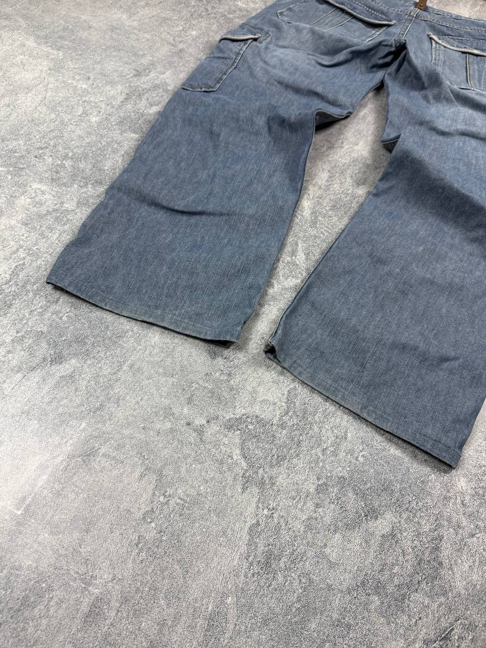 Japanese Brand Jeans Dirty Pants faded crash denim thrashed y2k distressed Size US 34 / EU 50 - 6 Thumbnail