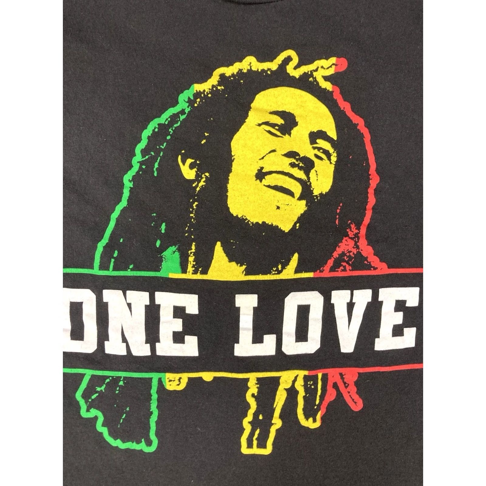 Vintage VINTAGE Bob Marley One Love Graphic T-shirt Women Medium Black Music Size M / US 6-8 / IT 42-44 - 2 Thumbnail