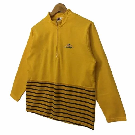 Courreges Vtg COURREGES PARIS Sport Futur Zip Striped Jacket Sweater Size M / US 6-8 / IT 42-44 - 2 Thumbnail