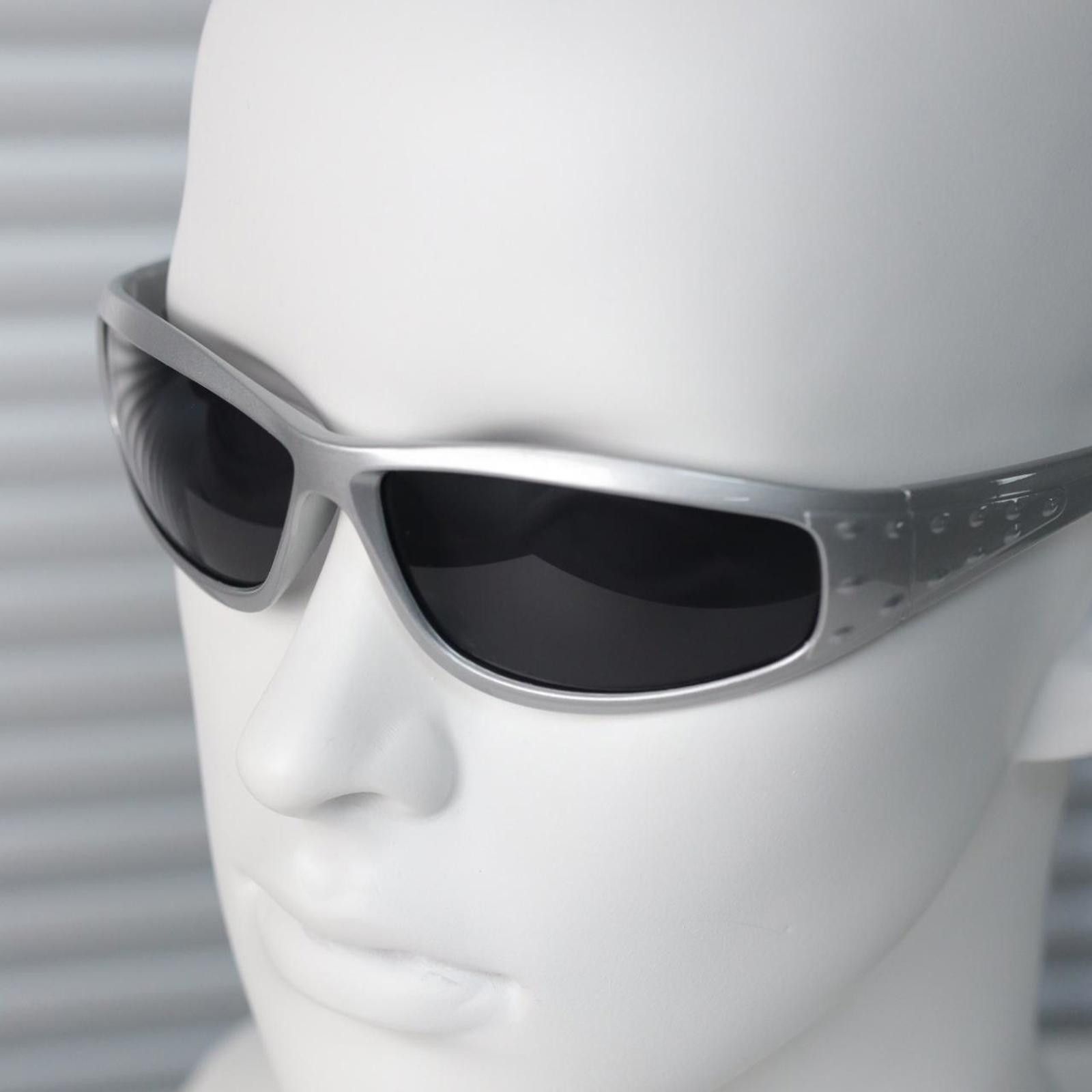 Japanese Brand Vtg Y2k Avant Garde Futuristic Sunglasses Silver Unisex OS Size ONE SIZE - 8 Thumbnail