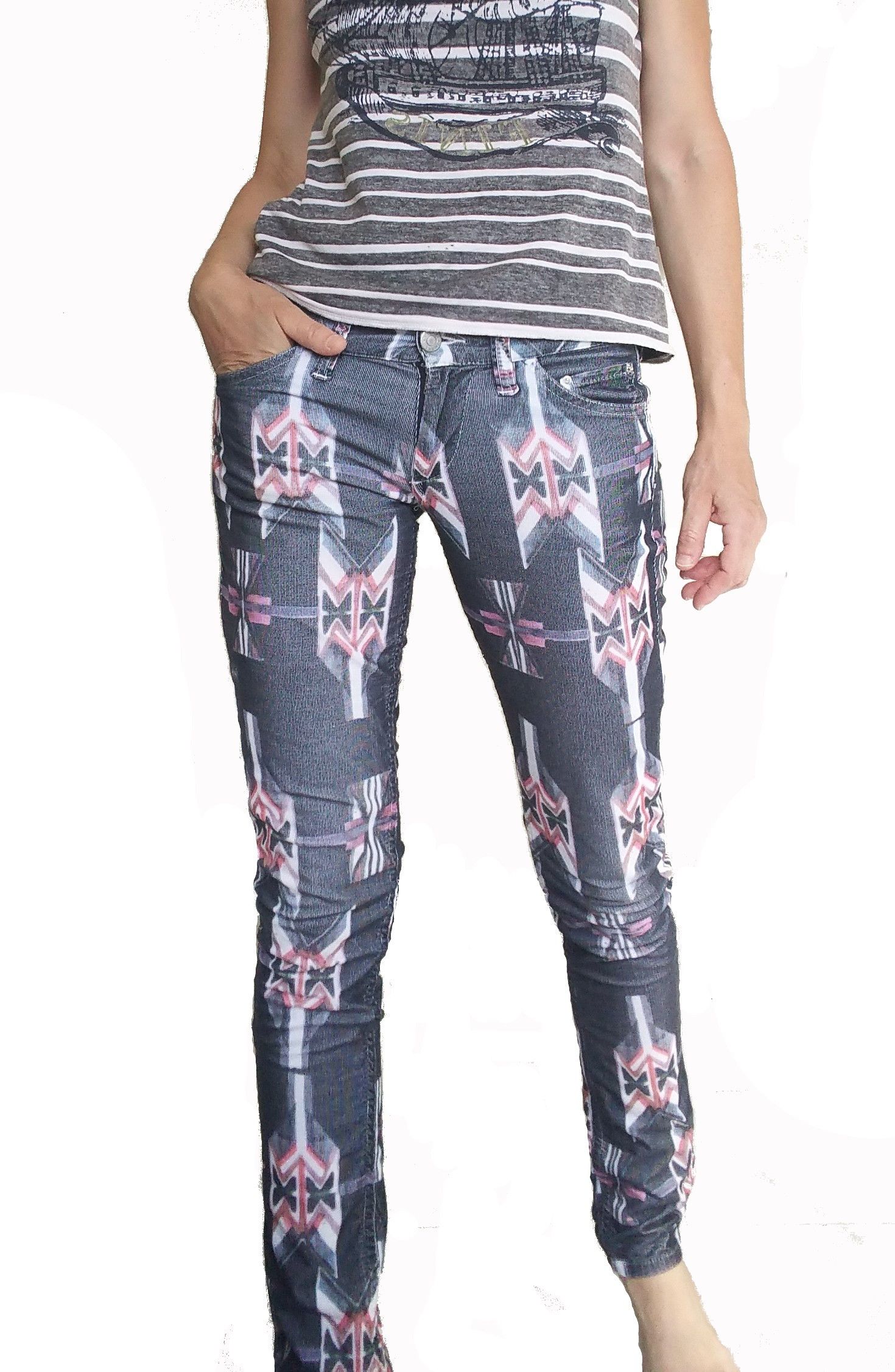 Isabel Marant multicolor light corduroy jeans Size 24" / US 00 / IT 34 - 3 Thumbnail
