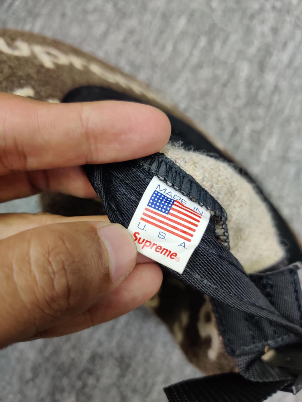 Supreme 18AW Supreme Harris Tweed Camp Cap Size ONE SIZE - 10 Thumbnail
