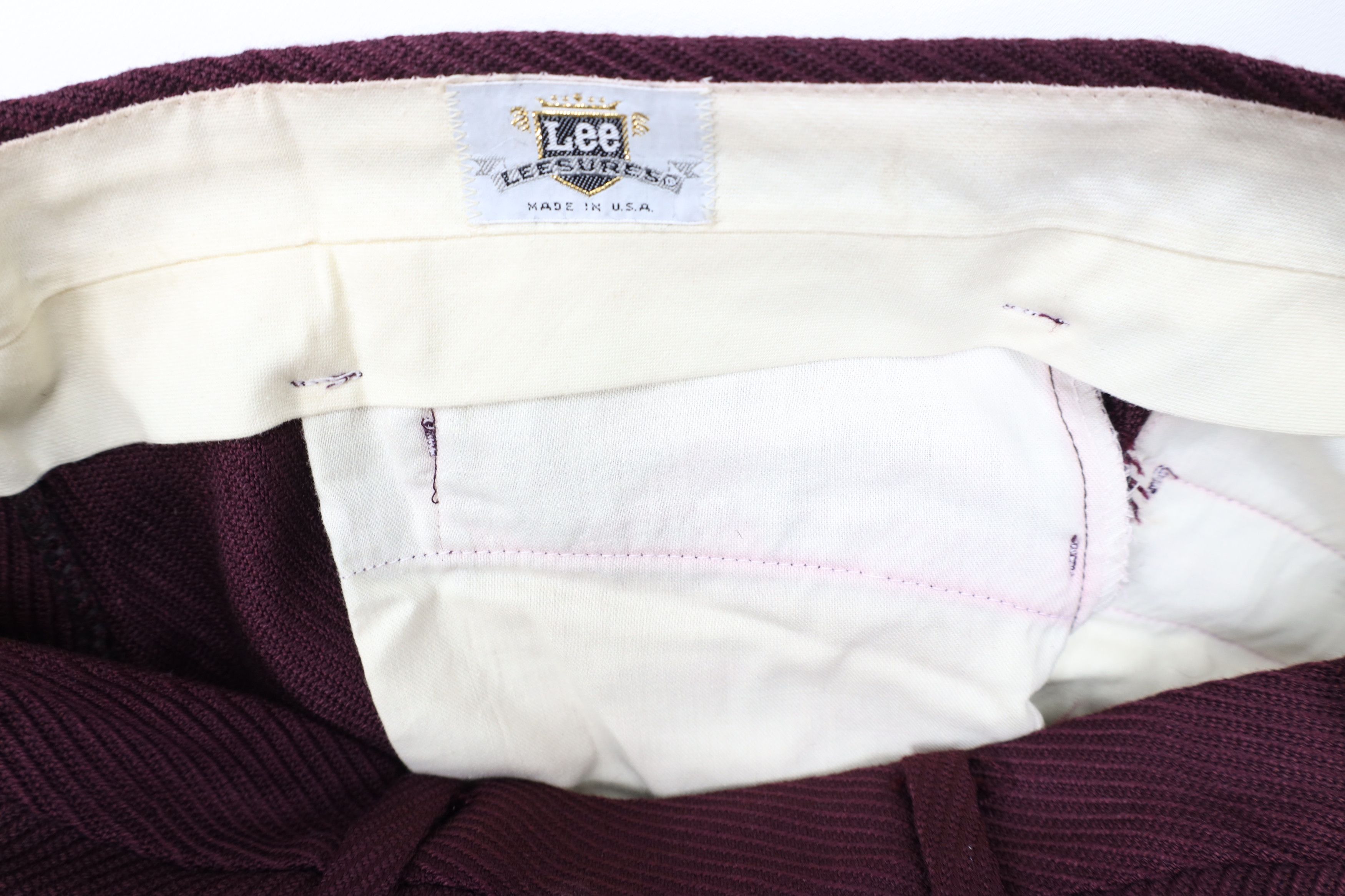 Lee Vintage 70s Lee Ribbed Knit Corduroy Bell Bottoms Pants USA Size US 34 / EU 50 - 8 Thumbnail