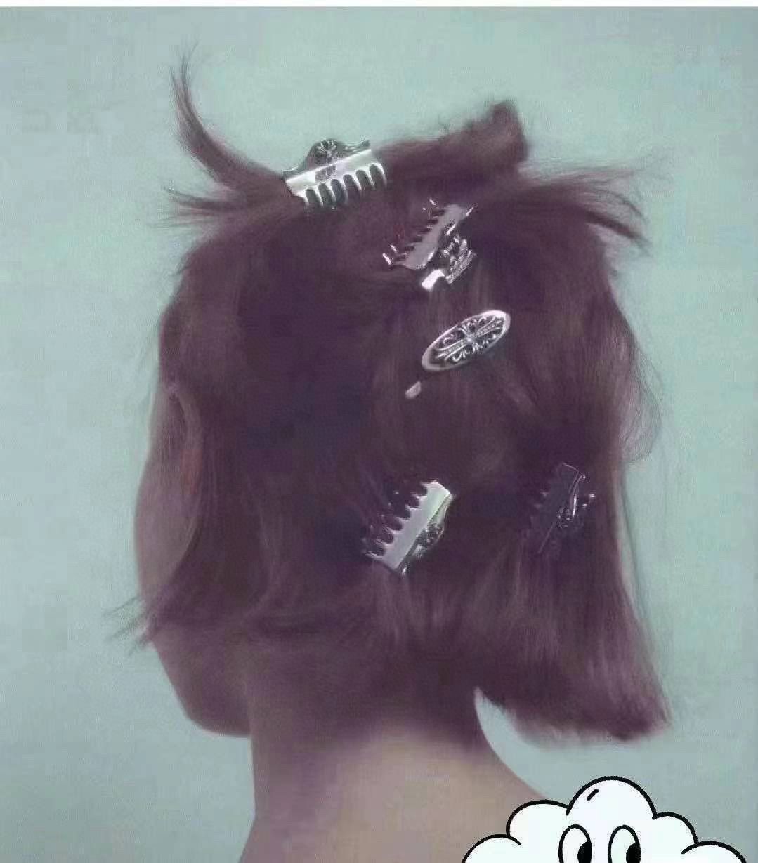 CHROME HEARTS FLRL CRS バレッタ BARRETTE Chrome Hearts Silver Floral Cross Hair Clip - SRM – SHENGLI ROAD
