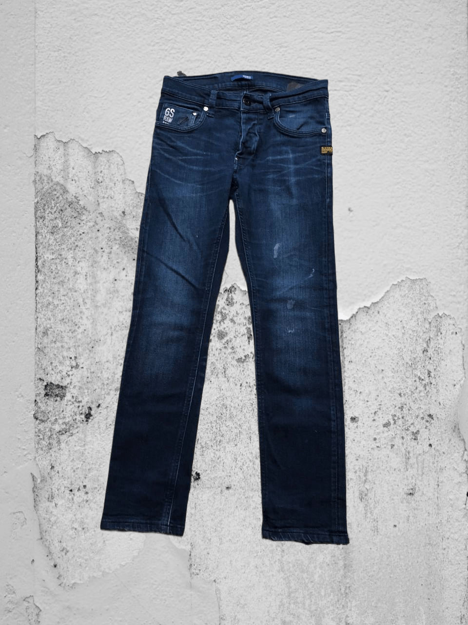 G-Star G-Star Blue DISTRESSED STREETWEAR Regular Jeans SIZE 31 Size US 31 - 1 Thumbnail