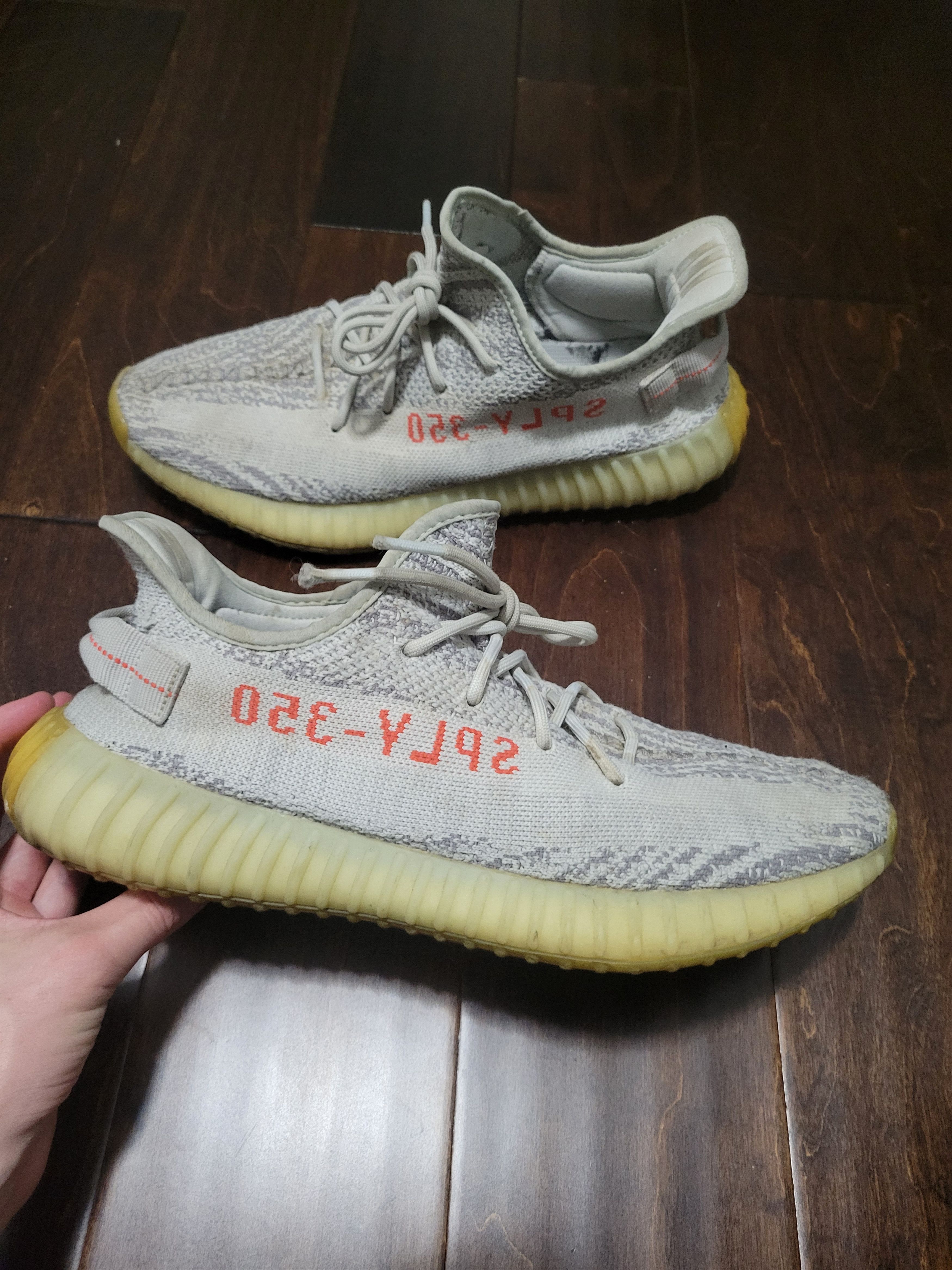 Adidas Adidas Yeezy 350 Blue Tint Sz 11.5 Size US 11.5 / EU 44-45 - 3 Thumbnail
