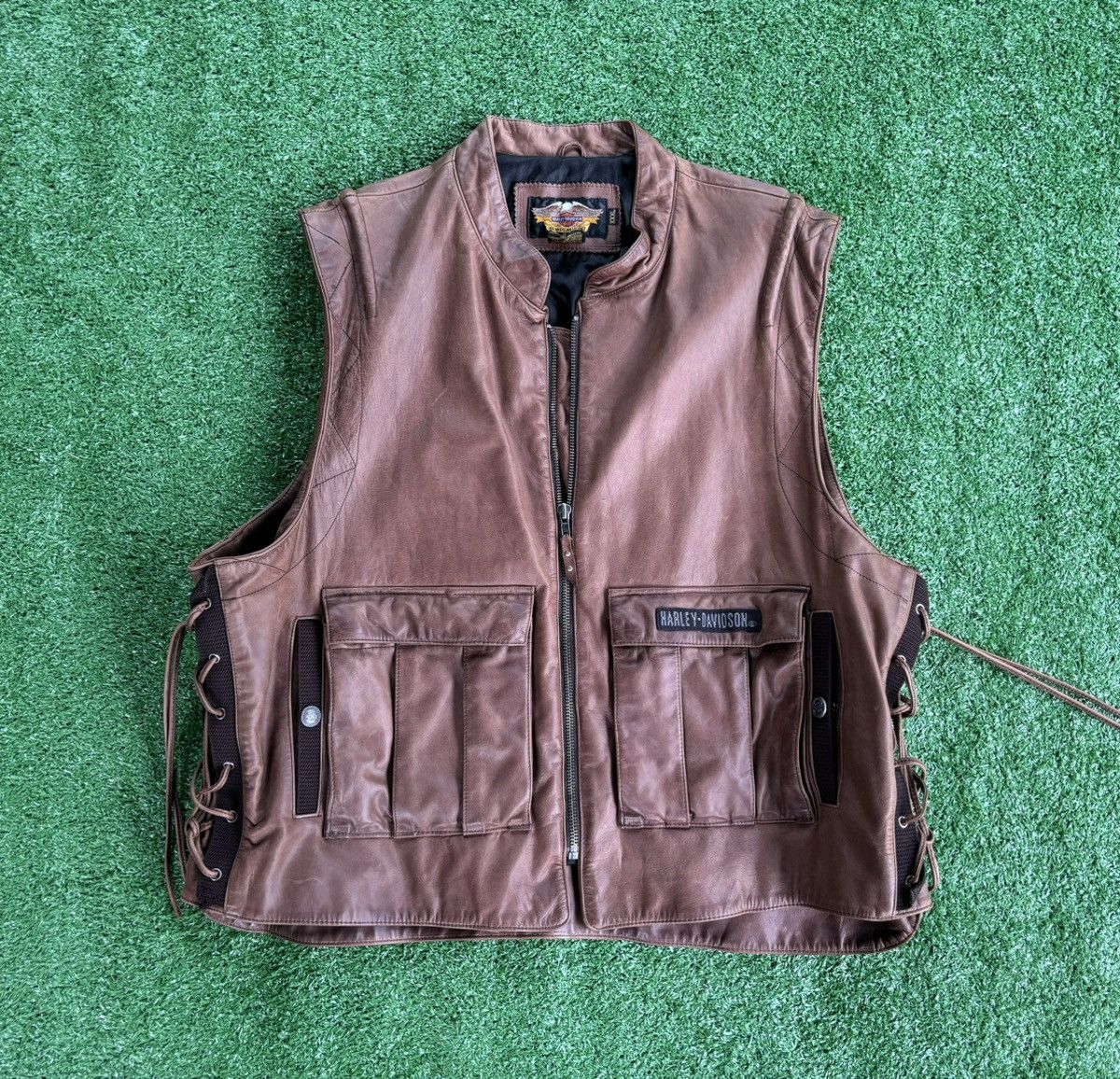 Harley Davidson × Vintage Vintage Harley Davidson vest Size US XXL / EU 58 / 5 - 1 Thumbnail
