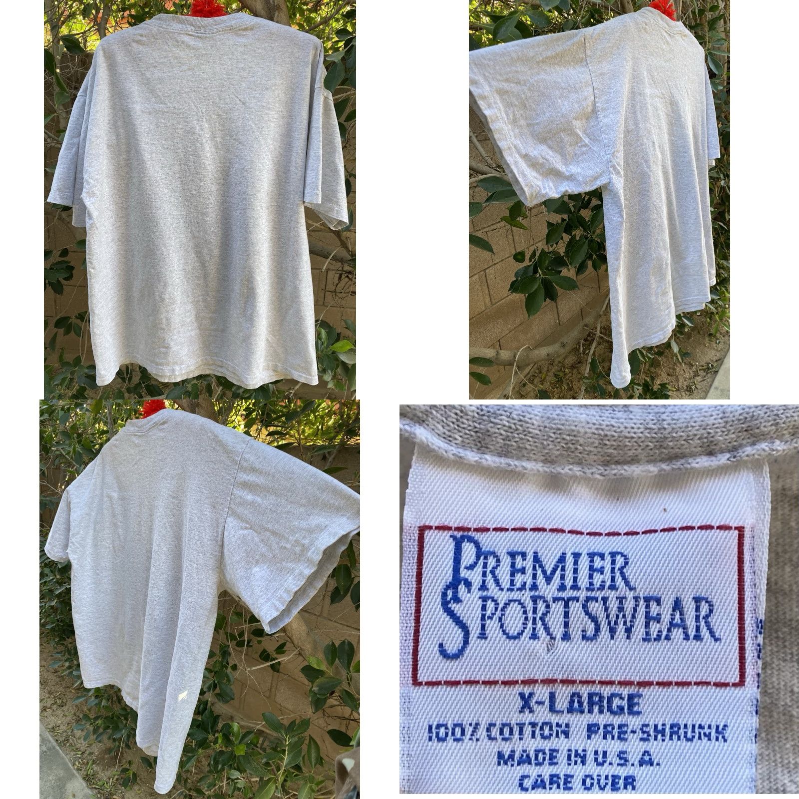 Vintage VINTAGE Medora North Dakota Wolf Pack Graphic T-Shirt Nature Tee Wildlife XL Mens Gray 100% Cotton Premier Sportswear 1990s Wolf Pack Outdoors Size US XL / EU 56 / 4 - 8 Thumbnail