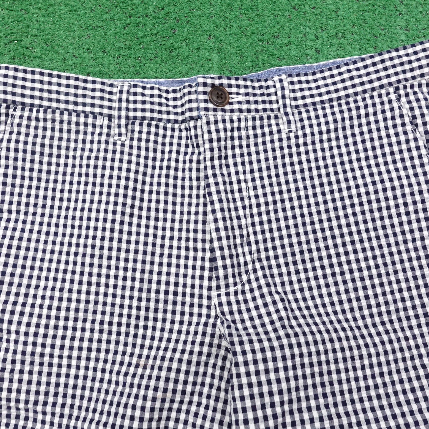 Gap GAP Chino Shorts Mens Size 30 Black White Gingham Check Seersucker Casual Size US 30 / EU 46 - 2 Thumbnail
