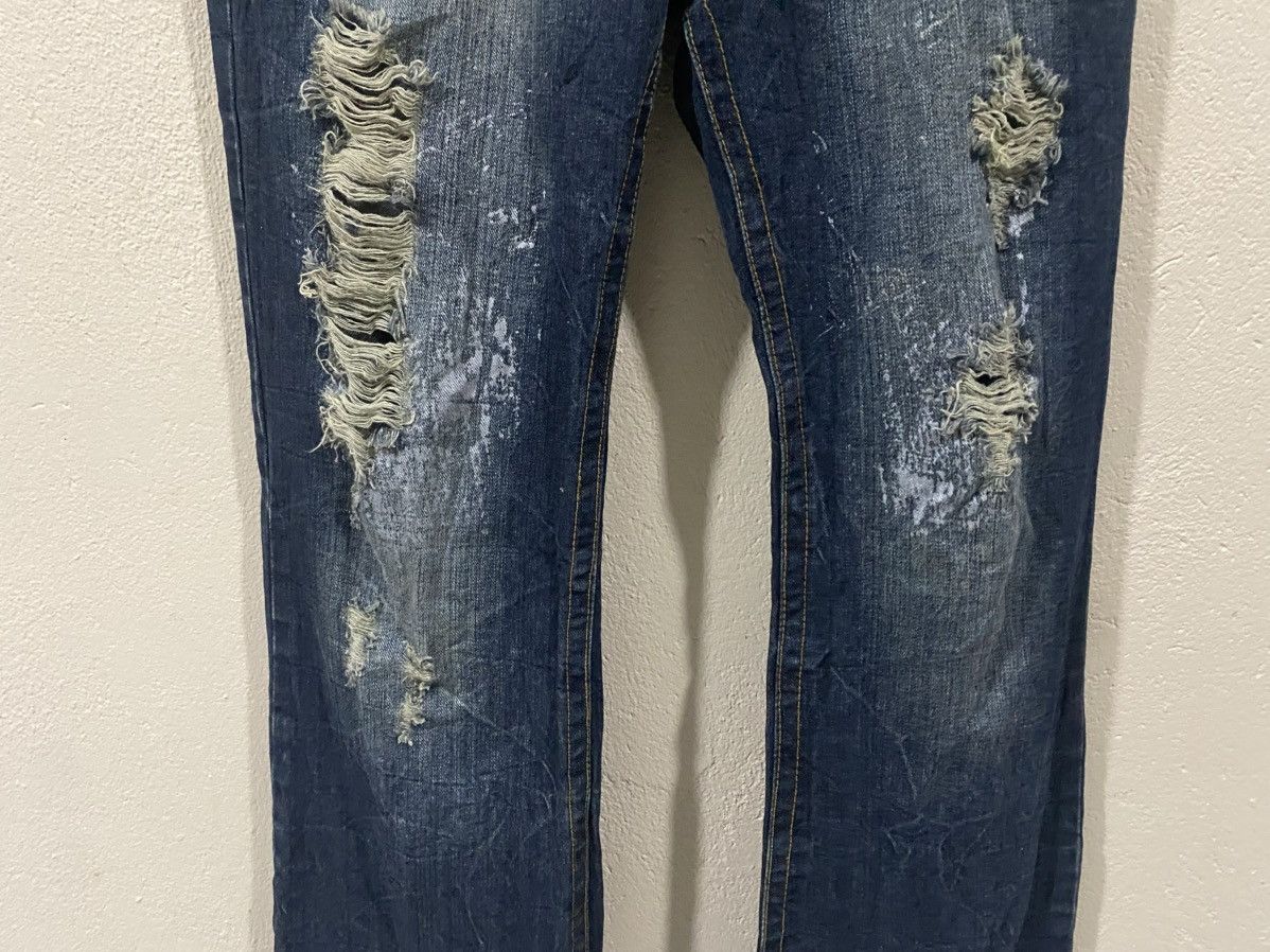 Japanese Brand Vintage Sorridere Distressed Painter Flared Jeans Size US 33 - 4 Thumbnail
