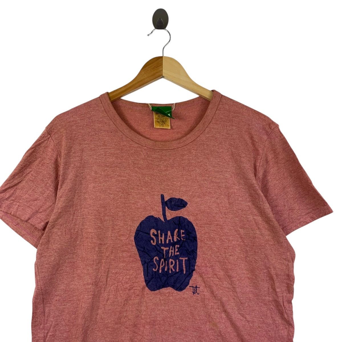 Beams Plus BEAMS T Shake The Spirit Tee Pink Graphic Japan Streetwear Size US L / EU 52-54 / 3 - 2 Thumbnail