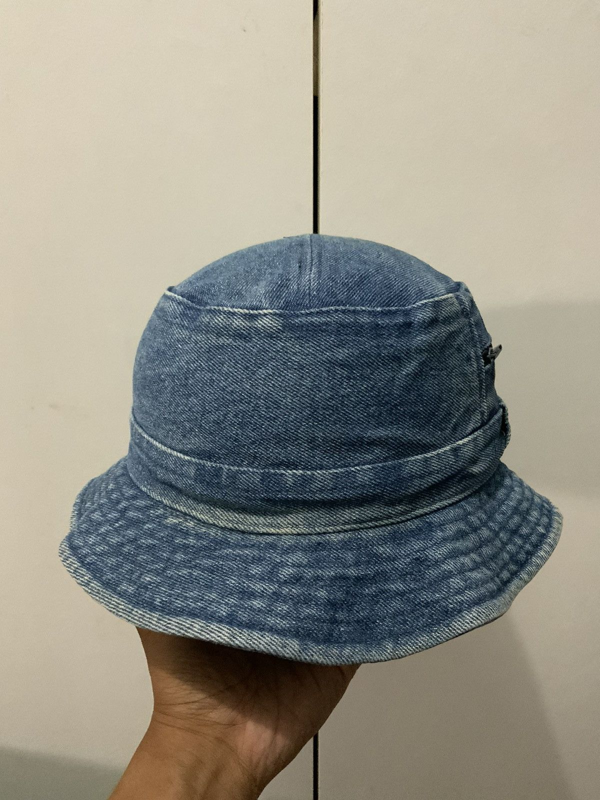 Vintage Denime Jeans Zipper Pocket Japan Bucket Hat Size ONE SIZE - 5 Thumbnail