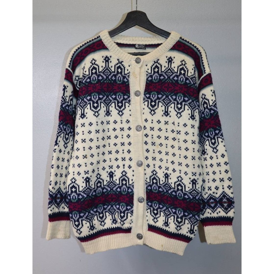 Dale Of Norway Vintage Dale of Norway Wool Cardigan Women’s S Geometric Size S / US 4 / IT 40 - 1 Thumbnail
