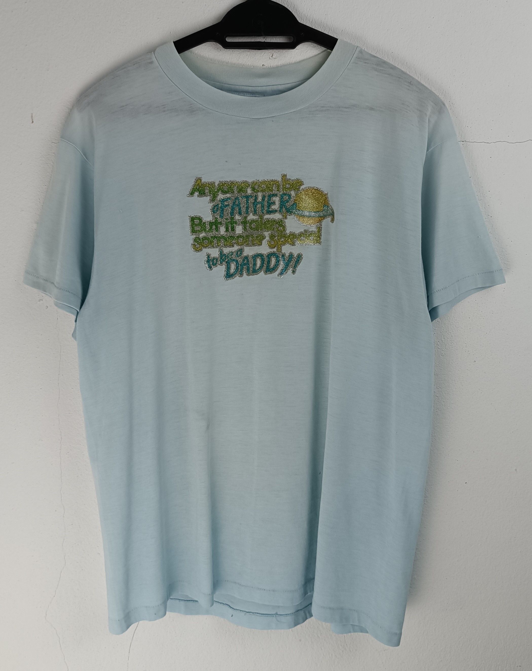 Hanes VINTAGE 80'S IRON ON PAPER THIN HANES 50/50 TEES Size US M / EU 48-50 / 2 - 3 Thumbnail