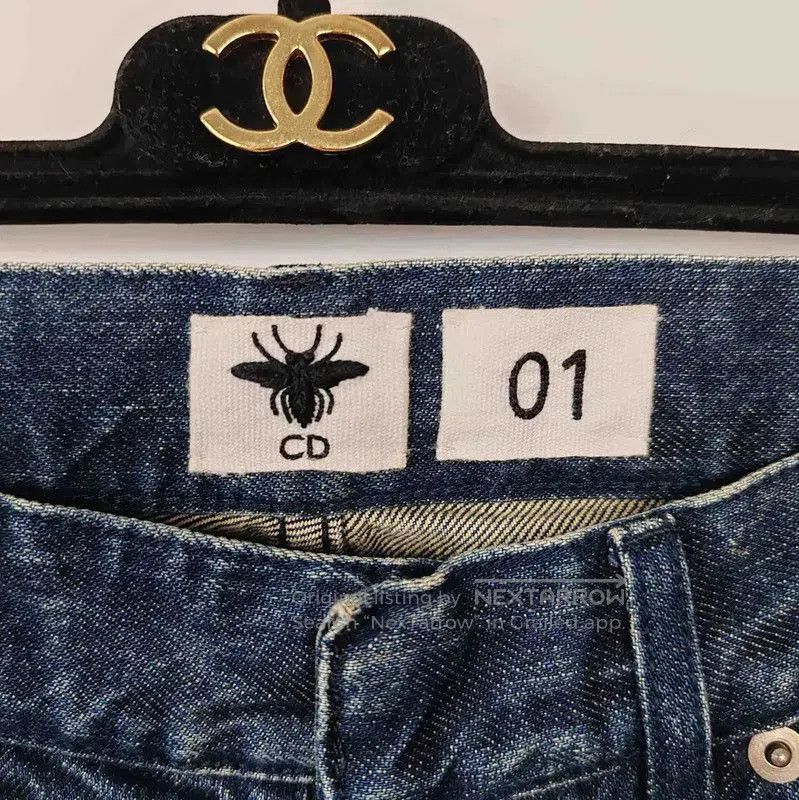 Dior Dior Women's Blue Cotton Denim Pants . Size 27" / US 4 / IT 40 - 3 Thumbnail