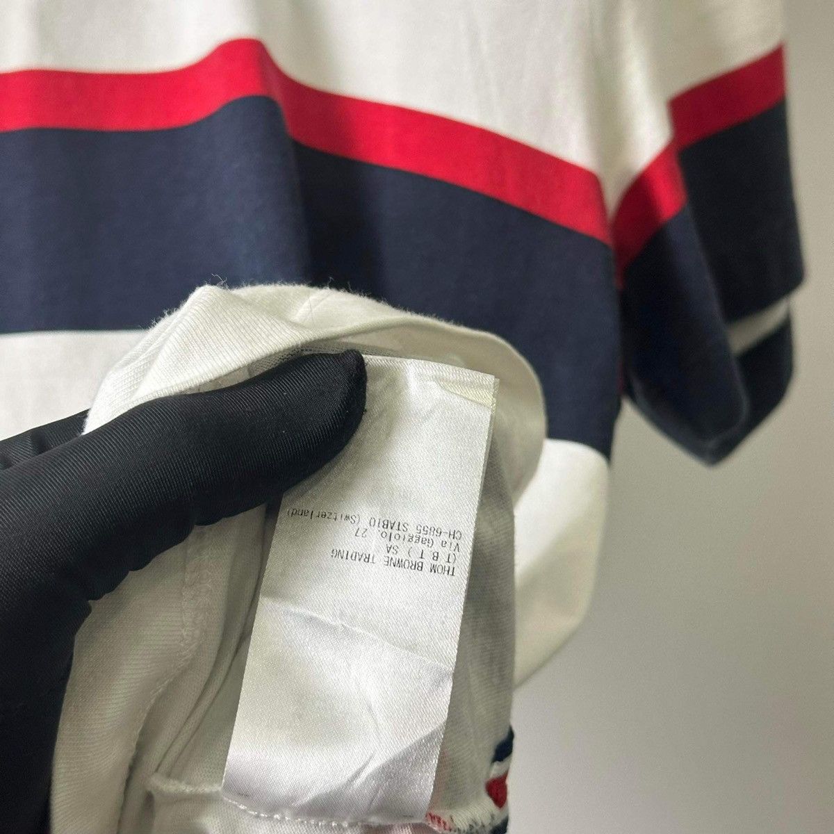 Thom Browne THOM BROWNE “SWIM” T SHIRT Size US M / EU 48-50 / 2 - 8 Thumbnail