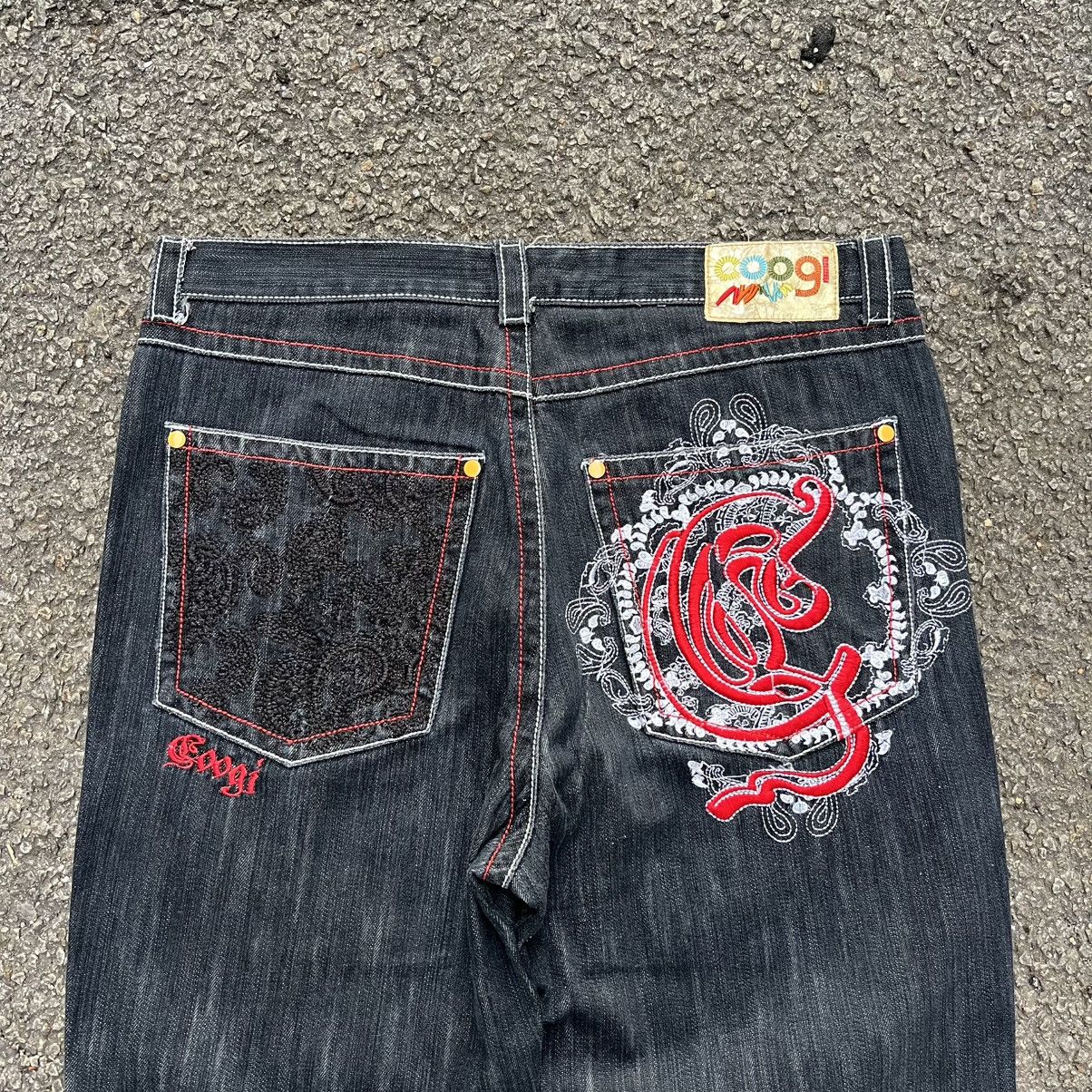 Coogi Coogi Embroidery Jeans Crazy Y2K Rap Denim Ed Hardy Pants Size US 38 / EU 54 - 9 Thumbnail