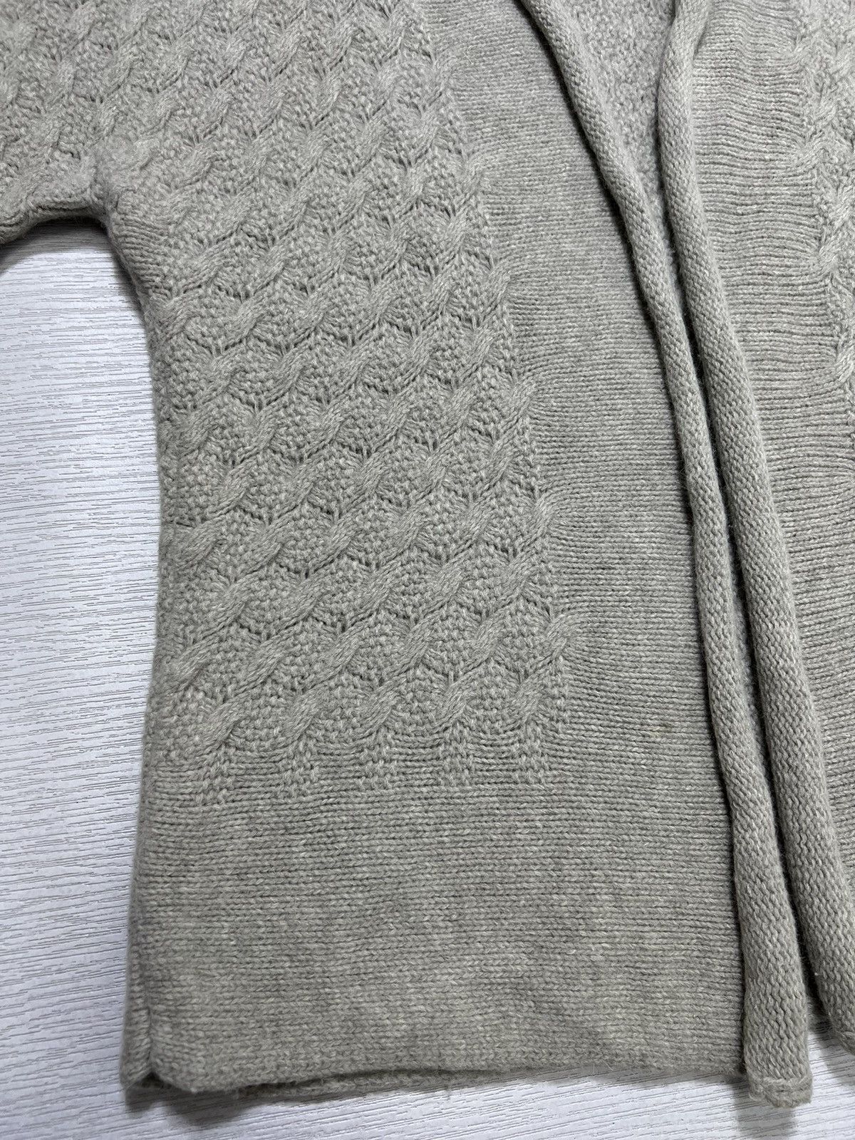 Number (N)ine Number (N)ine - FW 08’ Cable Knit Short Sleeve Cardigan Size US M / EU 48-50 / 2 - 7 Thumbnail