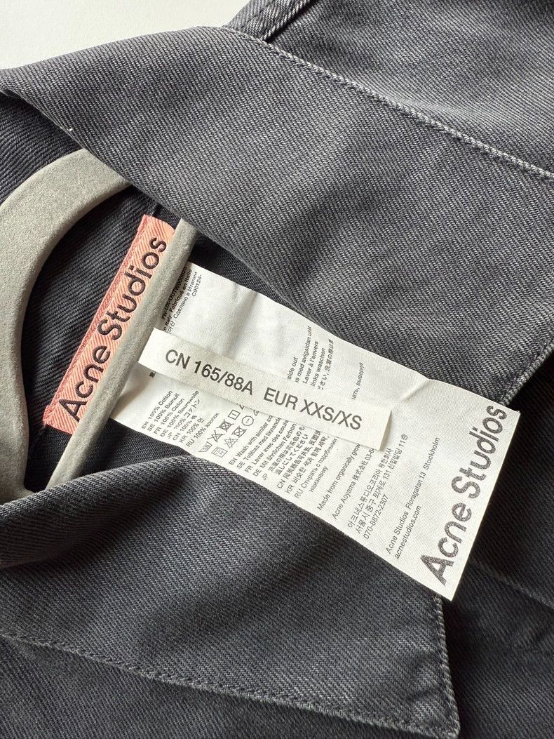 Acne Studios acne studios Black denim jacket 2504-Nextarrow Size US XS / EU 42 / 0 - 2 Thumbnail
