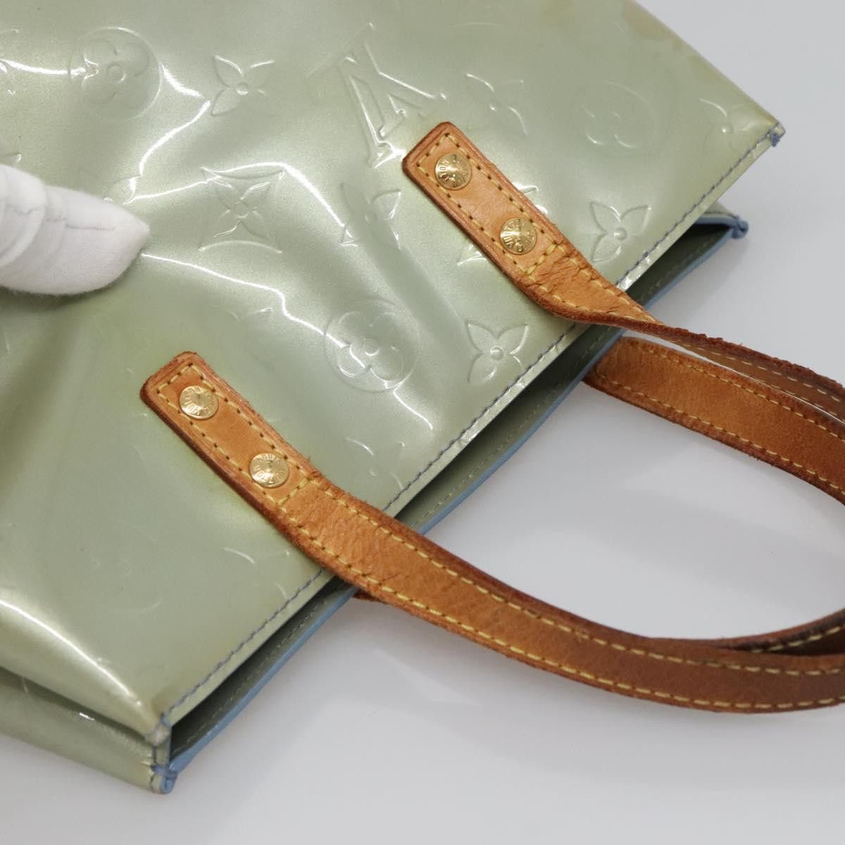 Louis Vuitton LOUIS VUITTON Monogram Vernis Reade PM Hand Bag Lavande Size ONE SIZE - 6 Thumbnail