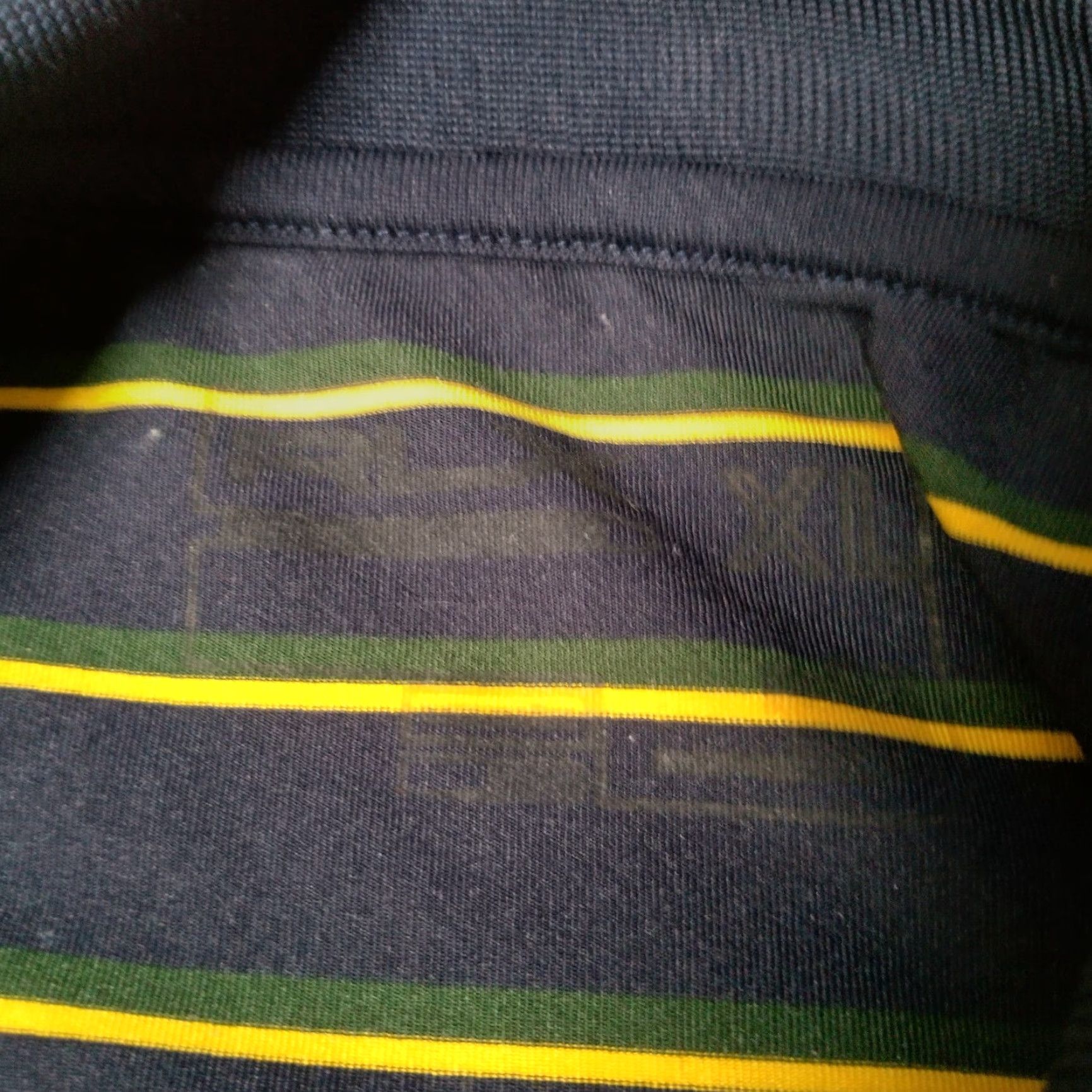 RLX Ralph Lauren VINTAGE RLX Ralph Lauren Polo Shirt Men XL Golf Course Logo Striped Blue Green Yellow Size US XL / EU 56 / 4 - 7 Thumbnail