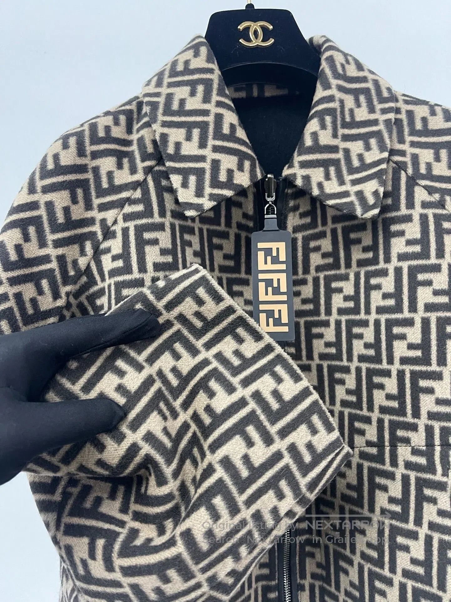 Fendi Fendi Reversible Batwing Wool Coat. Size XS / US 0-2 / IT 36-38 - 5 Thumbnail