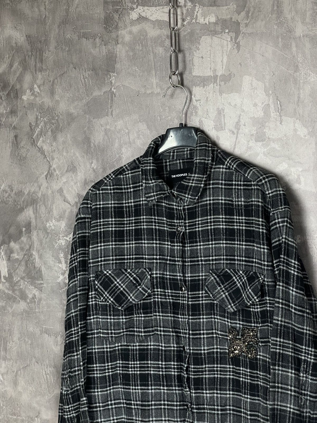 Flannel × The Kooples × Vintage The Kooples Jeans Vintage Wool Flannel Shirt Size US L / EU 52-54 / 3 - 6 Thumbnail