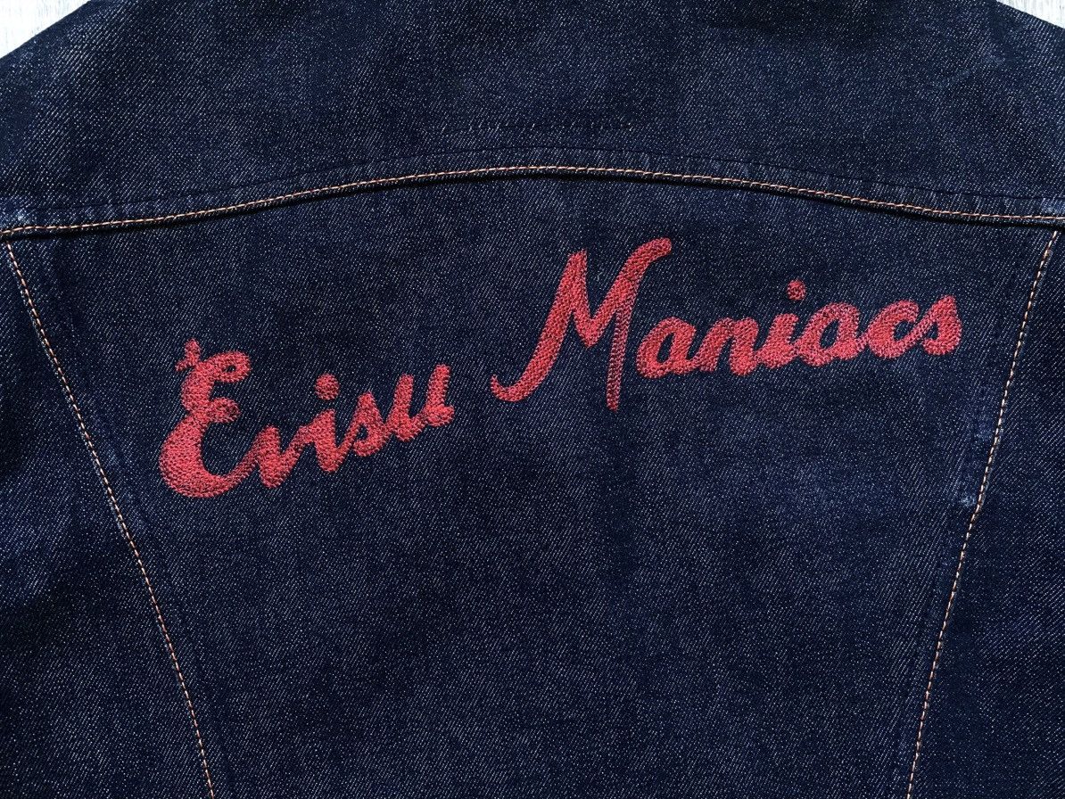 Evisu Evisu Maniacs Embroidered Logo Heritage Denim Jeans Jacket Size M / US 6-8 / IT 42-44 - 20 Thumbnail