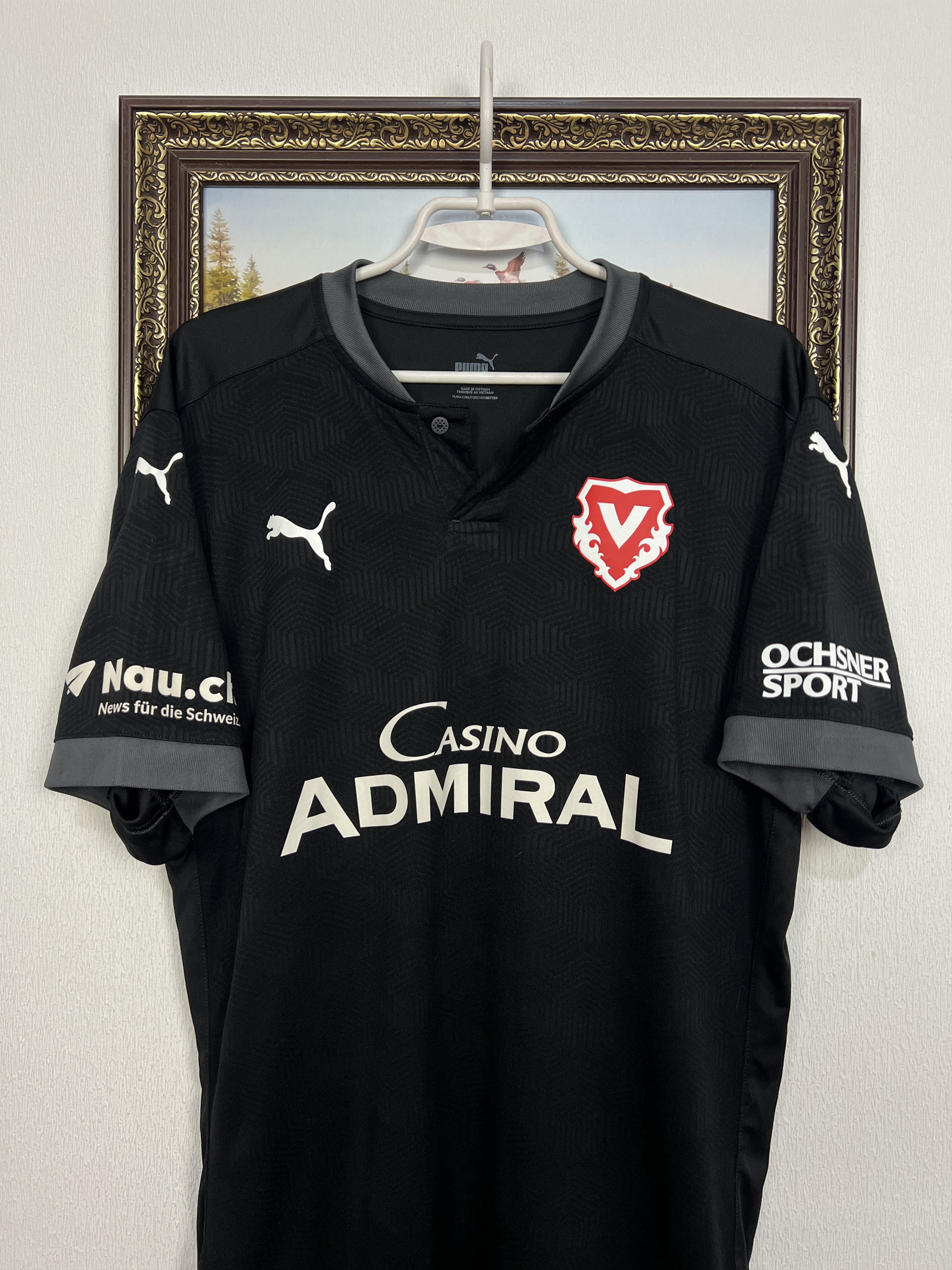 Puma FC Vaduz 2021 Away Football Shirt Soccer Puma Jersey Trikot Size US XL / EU 56 / 4 - 2 Thumbnail