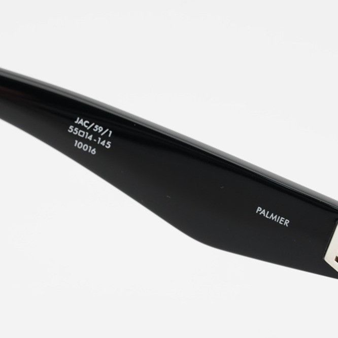 Jacquemus Jacquemus PALMIER JAC/59 C1 Sunglasses Black Cat Eye Frame Size ONE SIZE - 9 Thumbnail