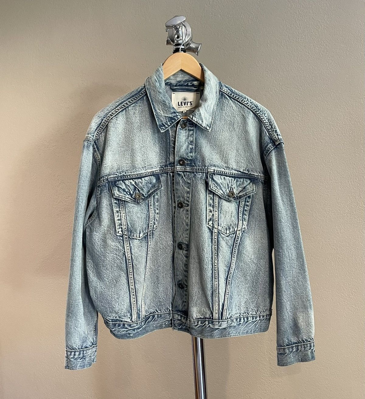 Levi's Made & Crafted Levi’s Made & Crafted Boxy Trucker. Sz 4/XL Size US XL / EU 56 / 4 - 1 Thumbnail