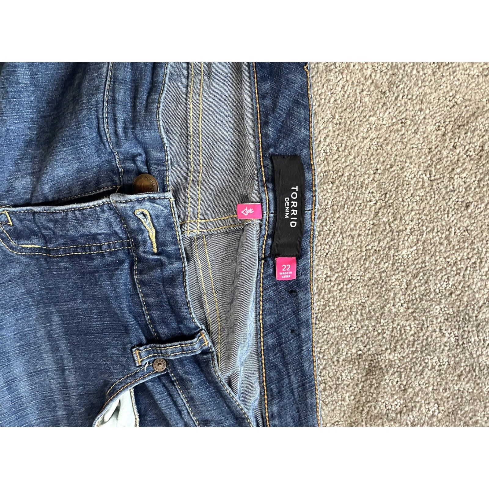 Torrid Torrid Denim Cut Off Shorts Plus Size 22 Women’s Size 40" / US 18 - 3 Thumbnail
