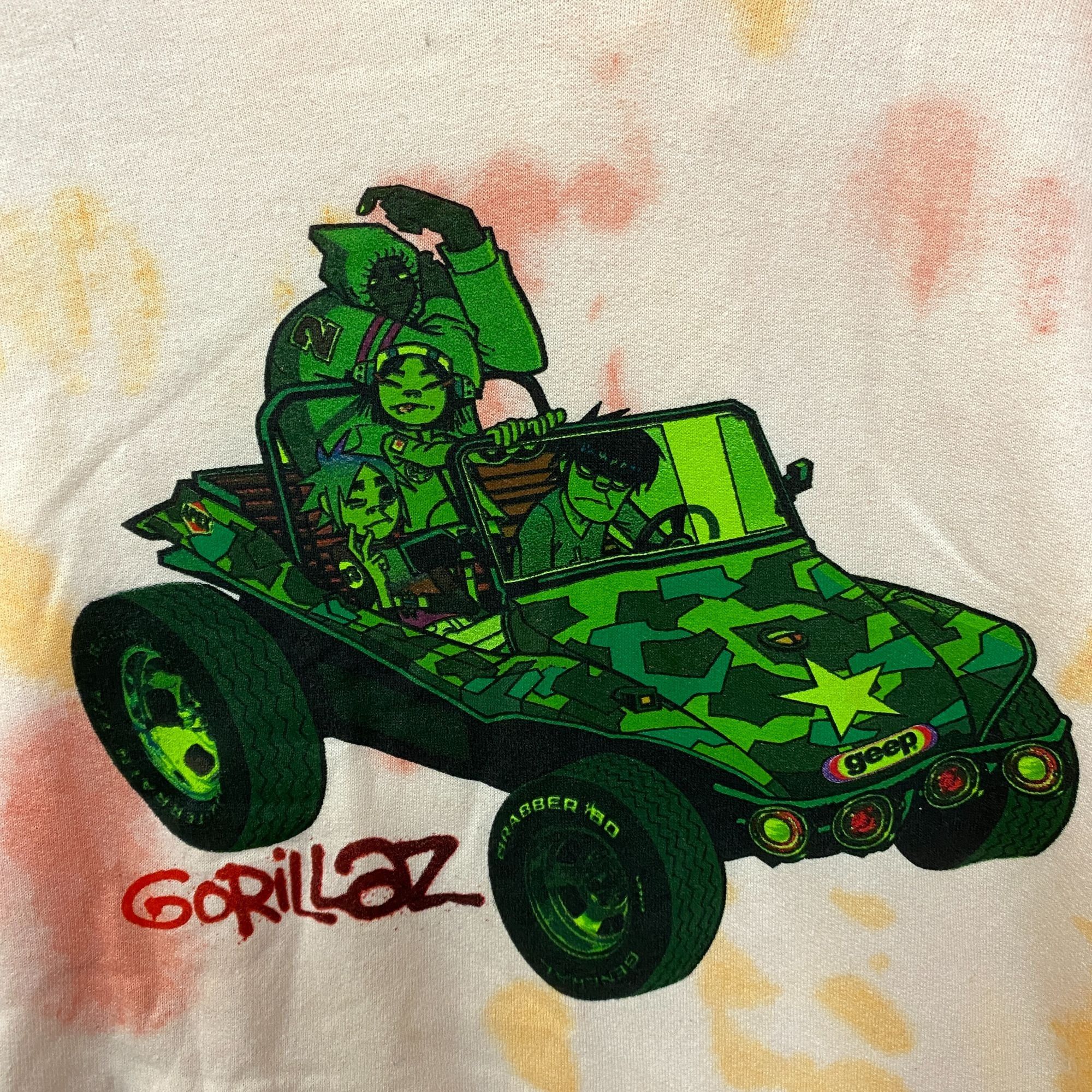Band Tees Gorillaz Self-Titled Album Cover Tie-Dye Hoodie Size 2XL Size US XXL / EU 58 / 5 - 2 Thumbnail