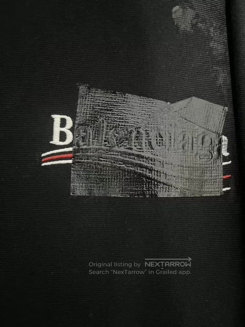 Balenciaga Balenciaga Mud-dye tape Coke blocked zipper hooded sweater Size US M / EU 48-50 / 2 - 3 Thumbnail