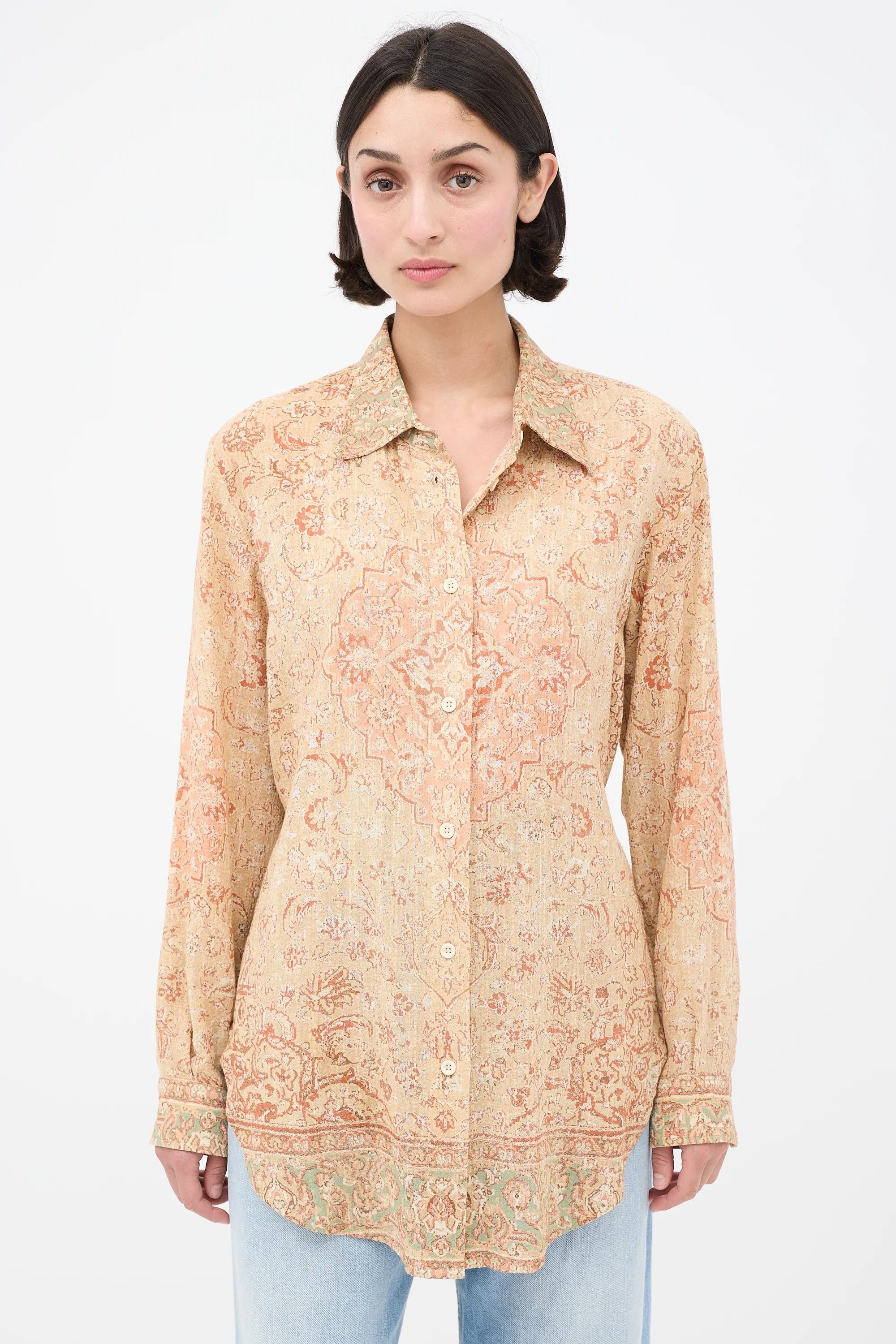 Acne Studios Acne Studios persian rug print shirt Size M / US 6-8 / IT 42-44 - 5 Thumbnail