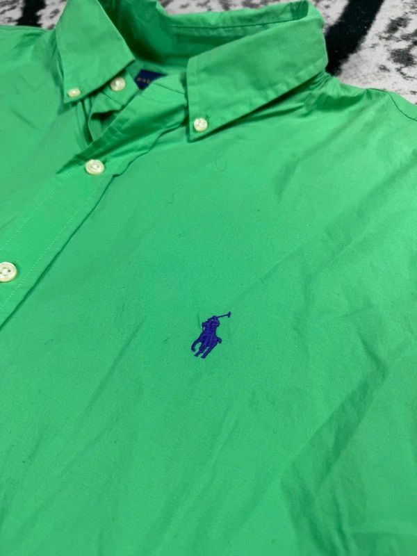 Ralph Lauren Polo Ralph Lauren shirt green logo XL Size US XL / EU 56 / 4 - 4 Thumbnail