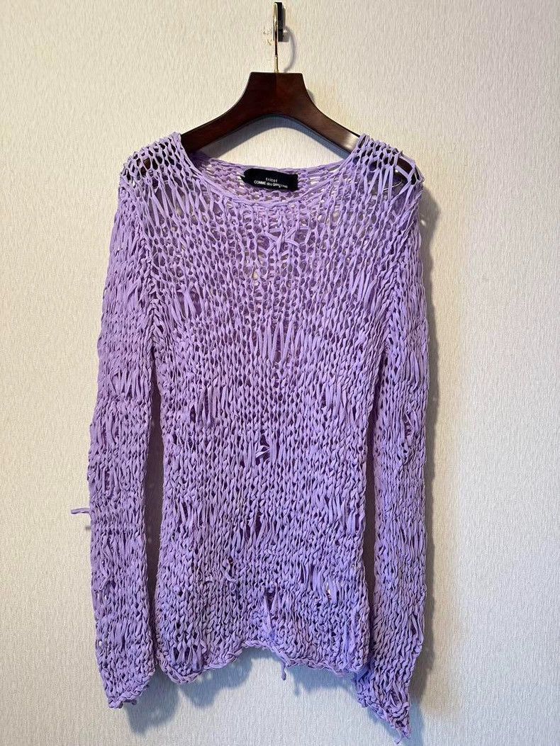 Comme Des Garcons Mesh knit top