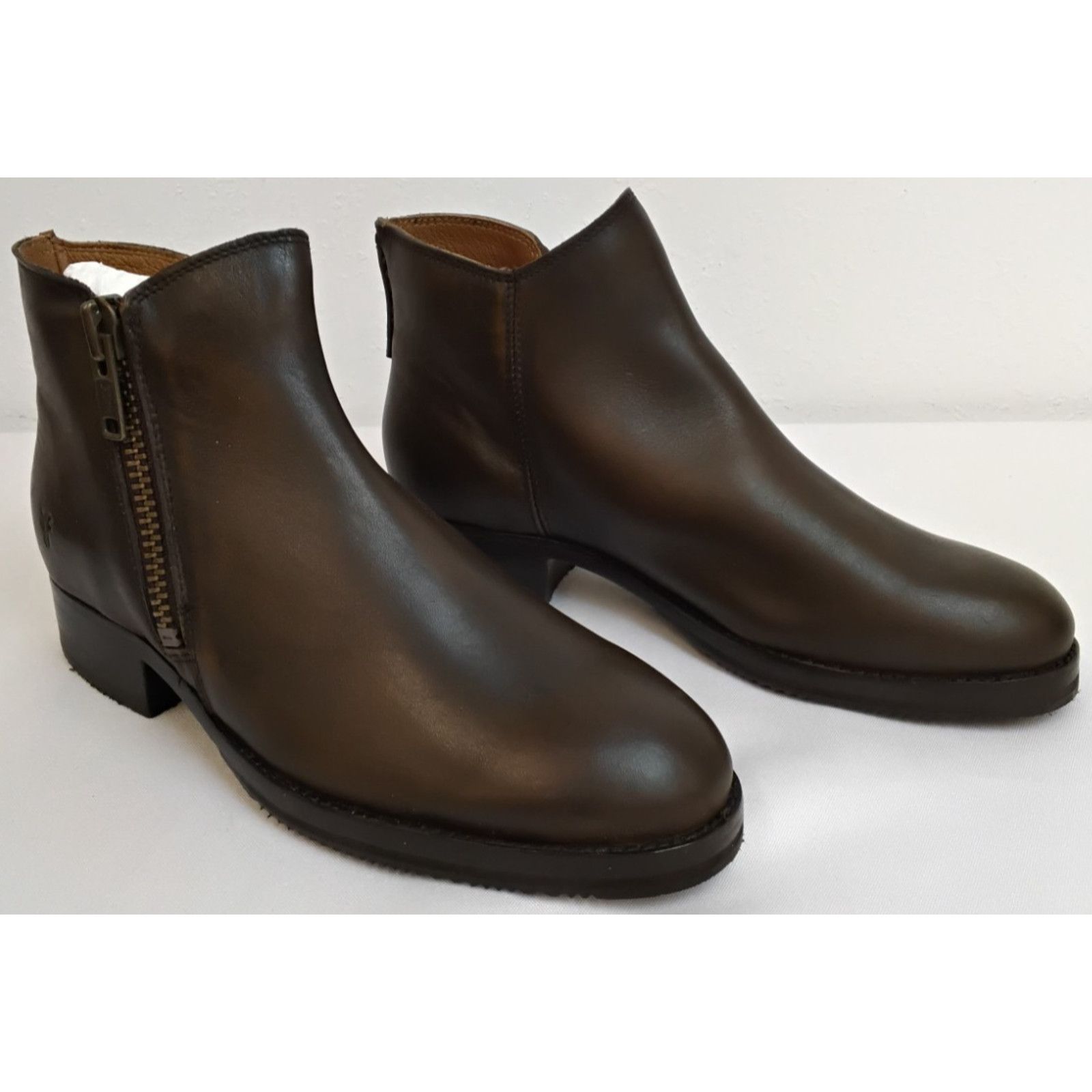 Frye Frye Madison Moto Shootie Women's 7M Brown Ankle Boot New Size US 7 / IT 37 - 4 Thumbnail