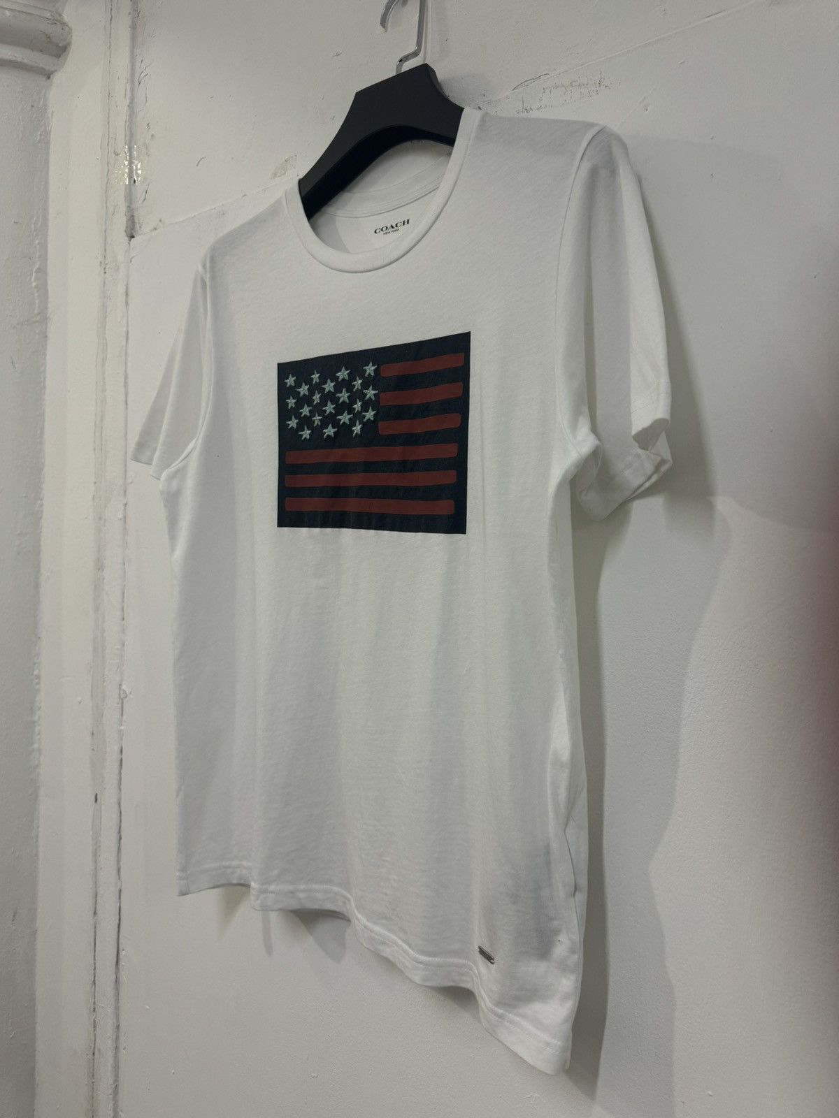 Coach 💥COACH USA FLAG EMBROIDED STAR TEE Size US M / EU 48-50 / 2 - 3 Thumbnail